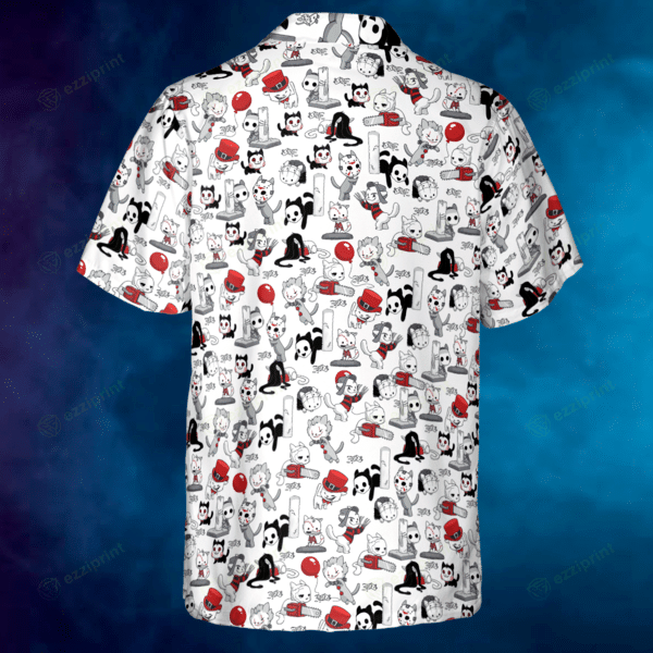Designer × The Unbranded Brand Horror Kitten Button Down Shirt Size US L / EU 52-54 / 3 - 4 Thumbnail
