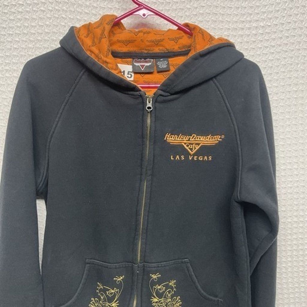 Harley Davidson Harley-Davidson Las Vegas Cafe Tribal Jacket Hoodie Women XL Size XL / US 12-14 / IT 48-50 - 4 Thumbnail