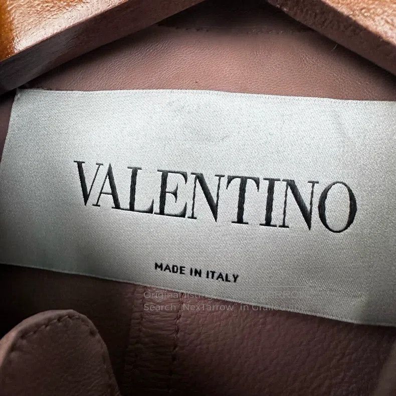Valentino Valentino Lambskin classic willow spike leather jacket jac Size US S / EU 44-46 / 1 - 4 Thumbnail