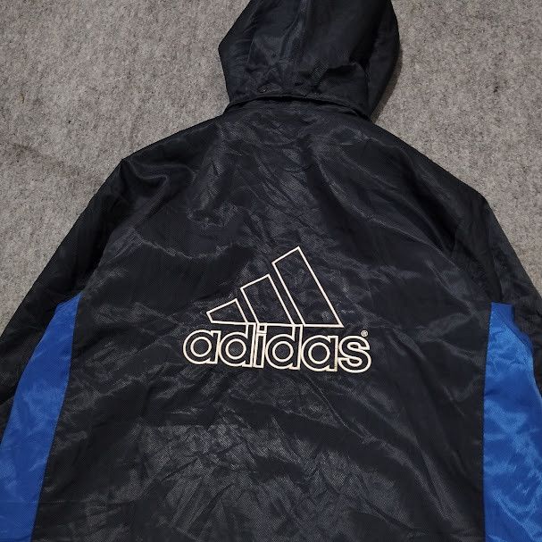 Adidas × Vintage 🔥 VTG Y2K Adidas Big Logo Japan Team Long Coat / Parka 🔥 Size US L / EU 52-54 / 3 - 3 Thumbnail