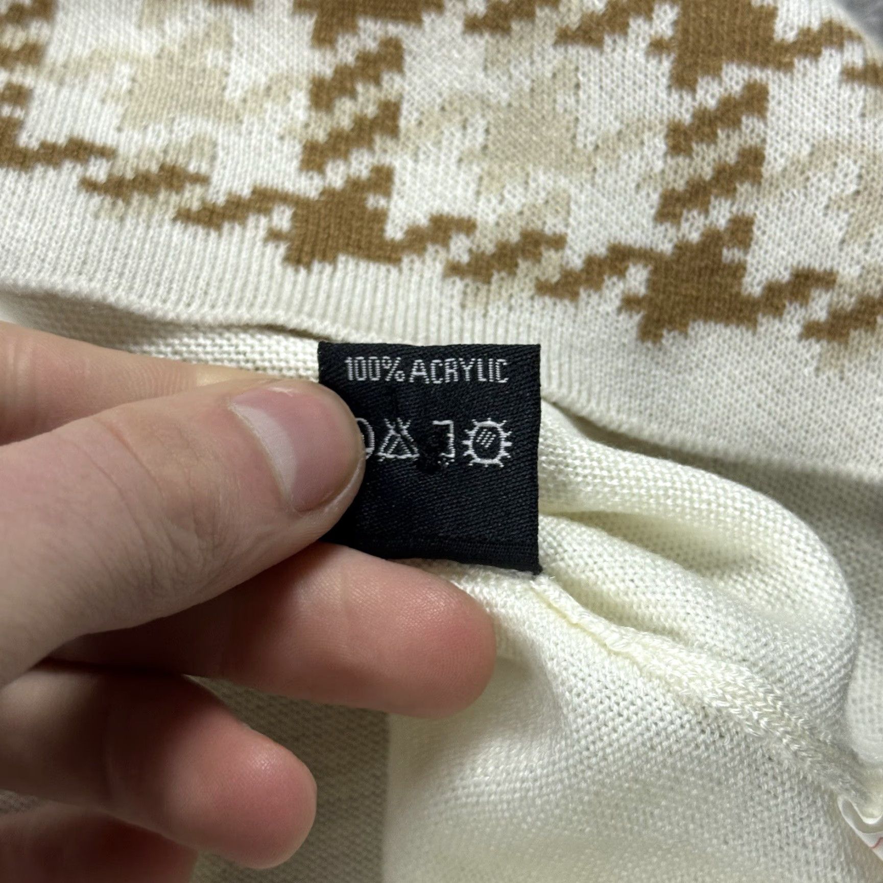 Etro VINTAGE Royal Prestige Men’s Knit Pullover Sweater XL Ivory Hip Hop Art 80s 90s Size US XL / EU 56 / 4 - 6 Thumbnail