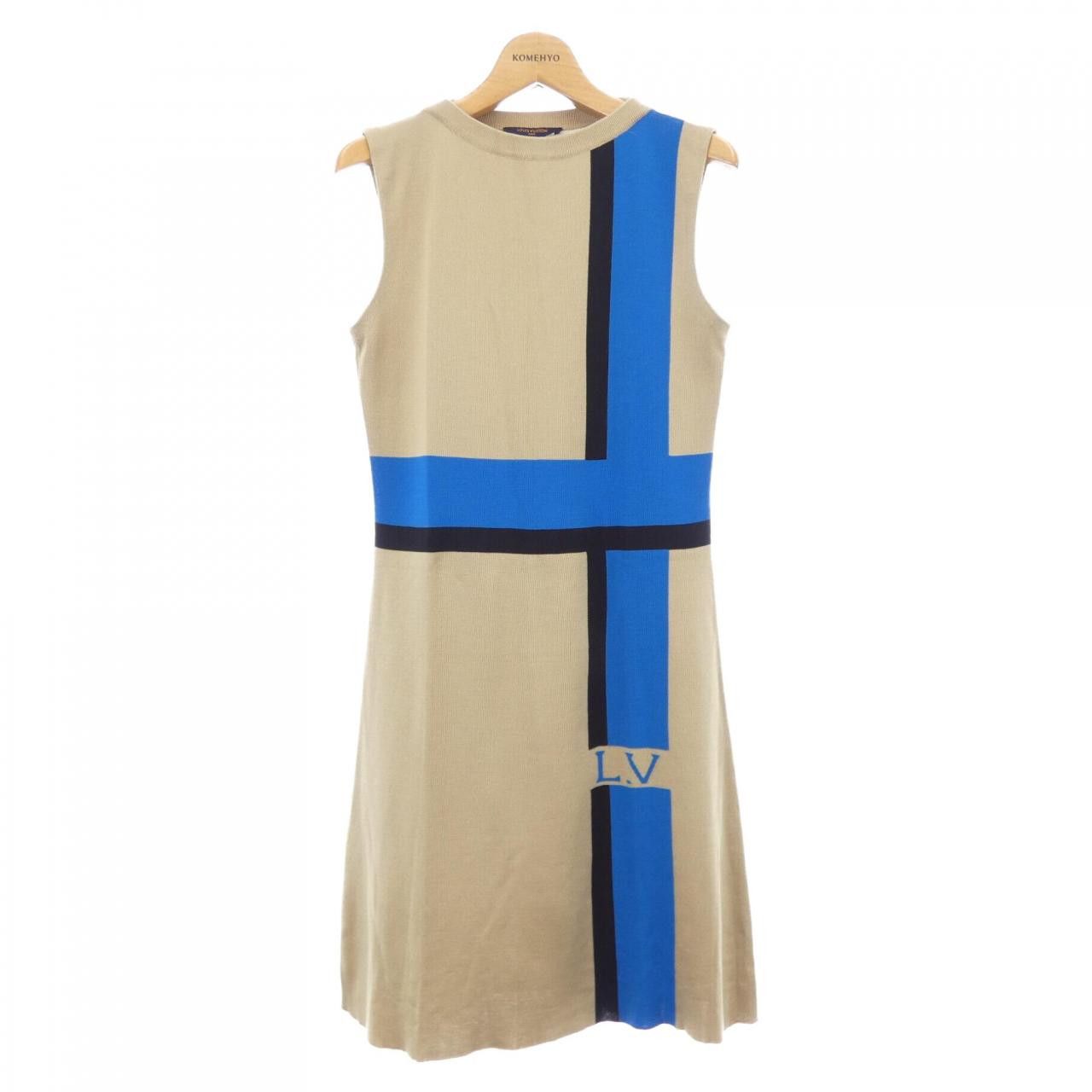 Louis Vuitton Louis Vuitton Louis Vuitton Dress Textile Dresses FAKD25OPH DUTY FREE for USA Size ONE SIZE - 1 Thumbnail
