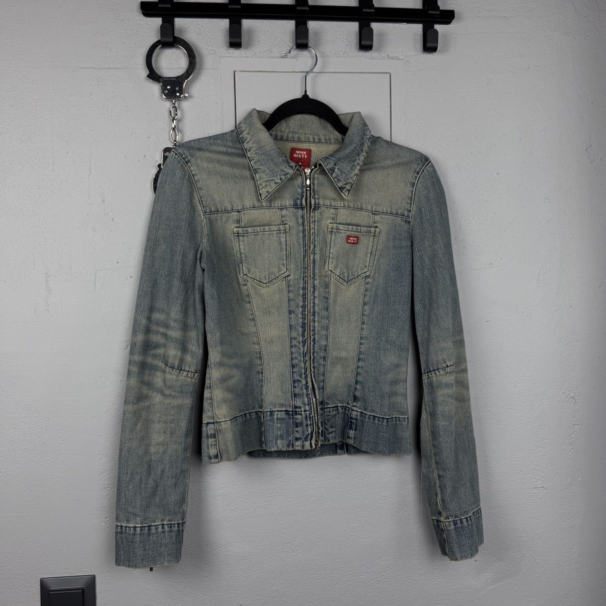 Miss Sixty Vintage Miss Sixty Avant Garde Distressed Jeans Jacket Size S / US 4 / IT 40 - 1 Thumbnail