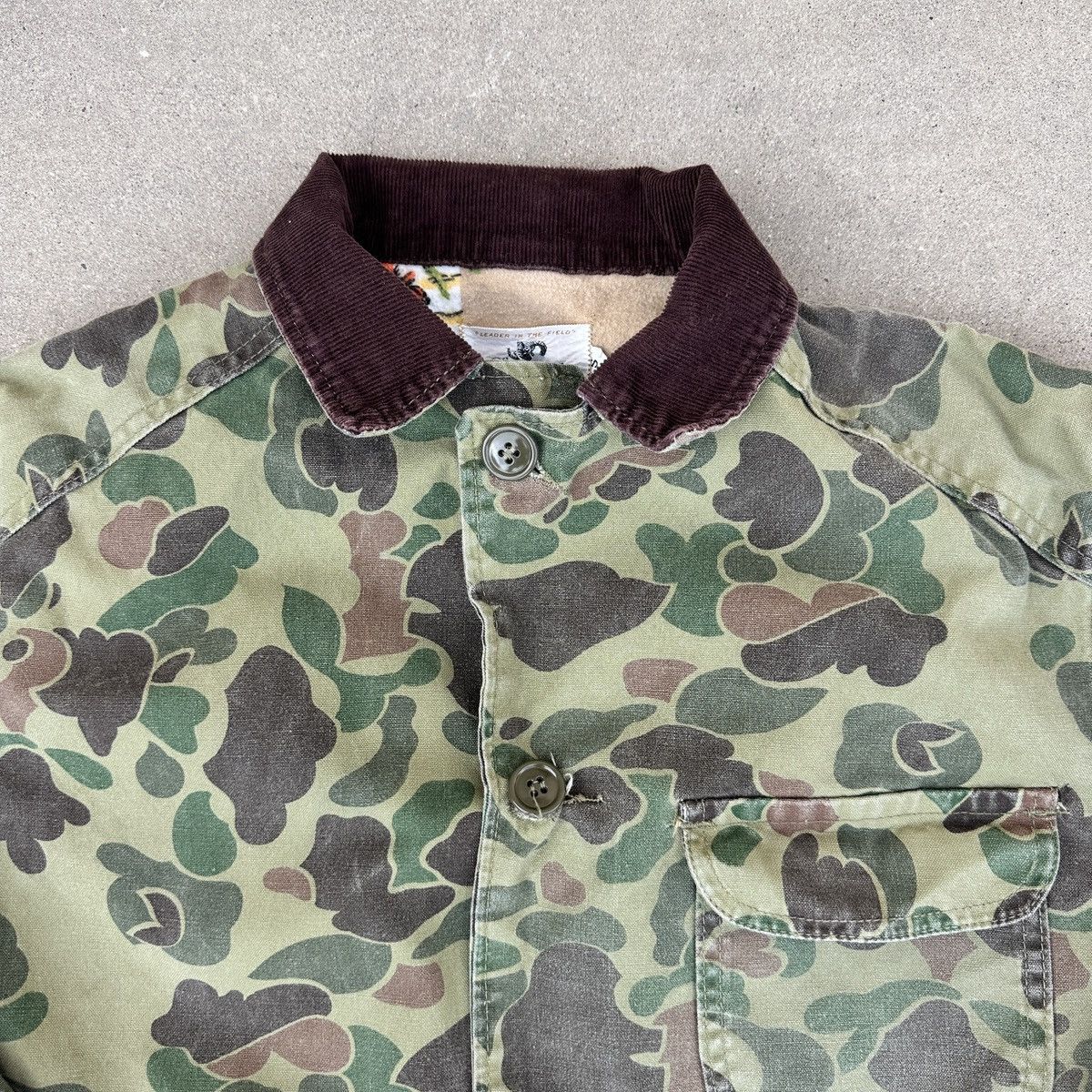 Vintage 70'S Black Sheep Camouflage Duck Hunter Camo Duck Jacket Size US S / EU 44-46 / 1 - 4 Thumbnail