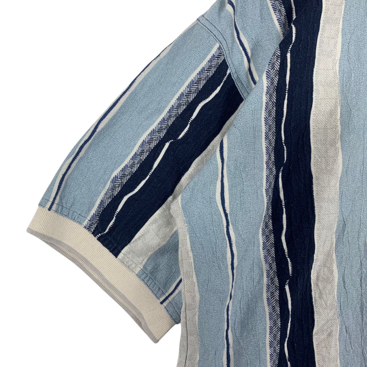 Greg Norman Vintage Greg Norman Collection Striped Polo Shirt Size US XL / EU 56 / 4 - 6 Thumbnail