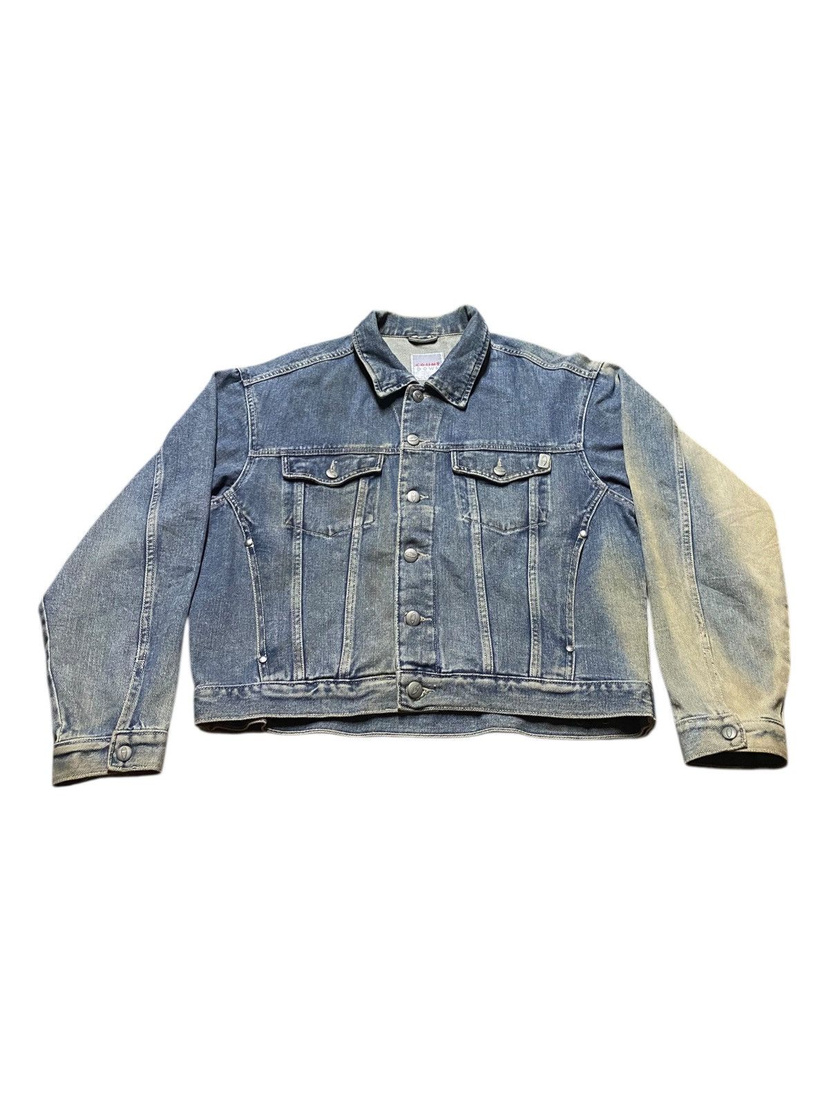 Japanese Brand Vintage Denim Jacket Countdown Bleach Mud Wash Size US S / EU 44-46 / 1 - 1 Thumbnail