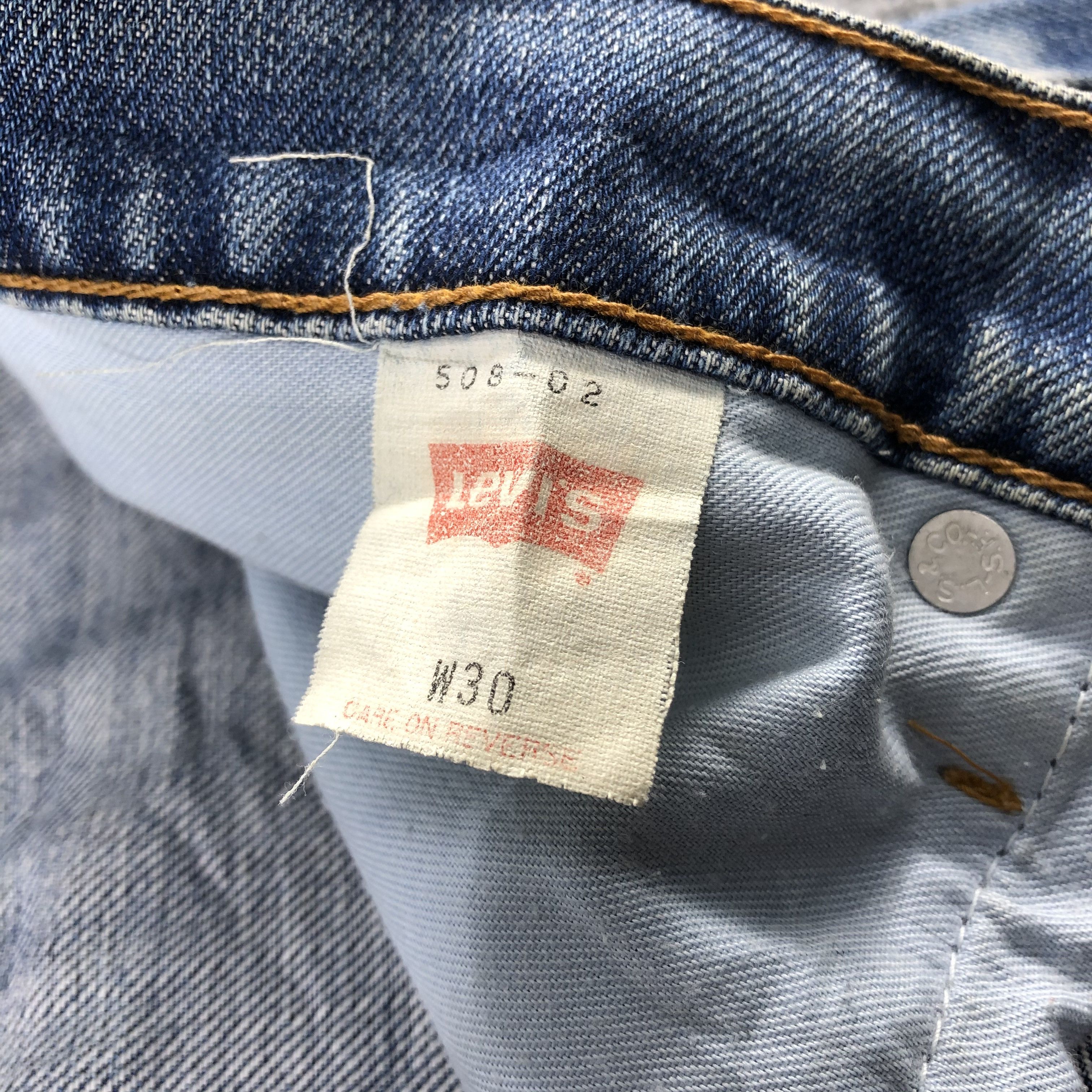 Levi's × Vintage Vintage 90s Blue Wash Levis 508 Jeans-JM1426 Size US 31 - 10 Thumbnail