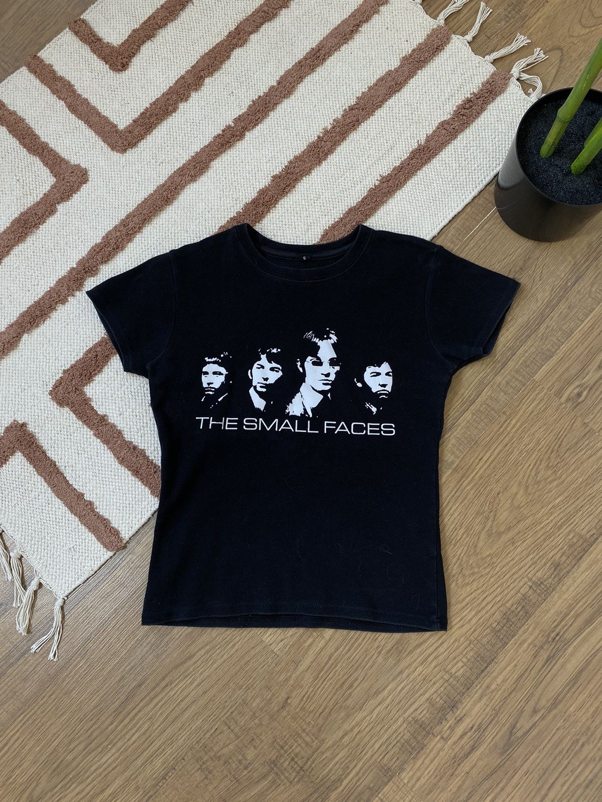Band Tees 1990s THE SMALL FACES Y2K BOXY FIT TEE Size S / US 4 / IT 40 - 1 Thumbnail