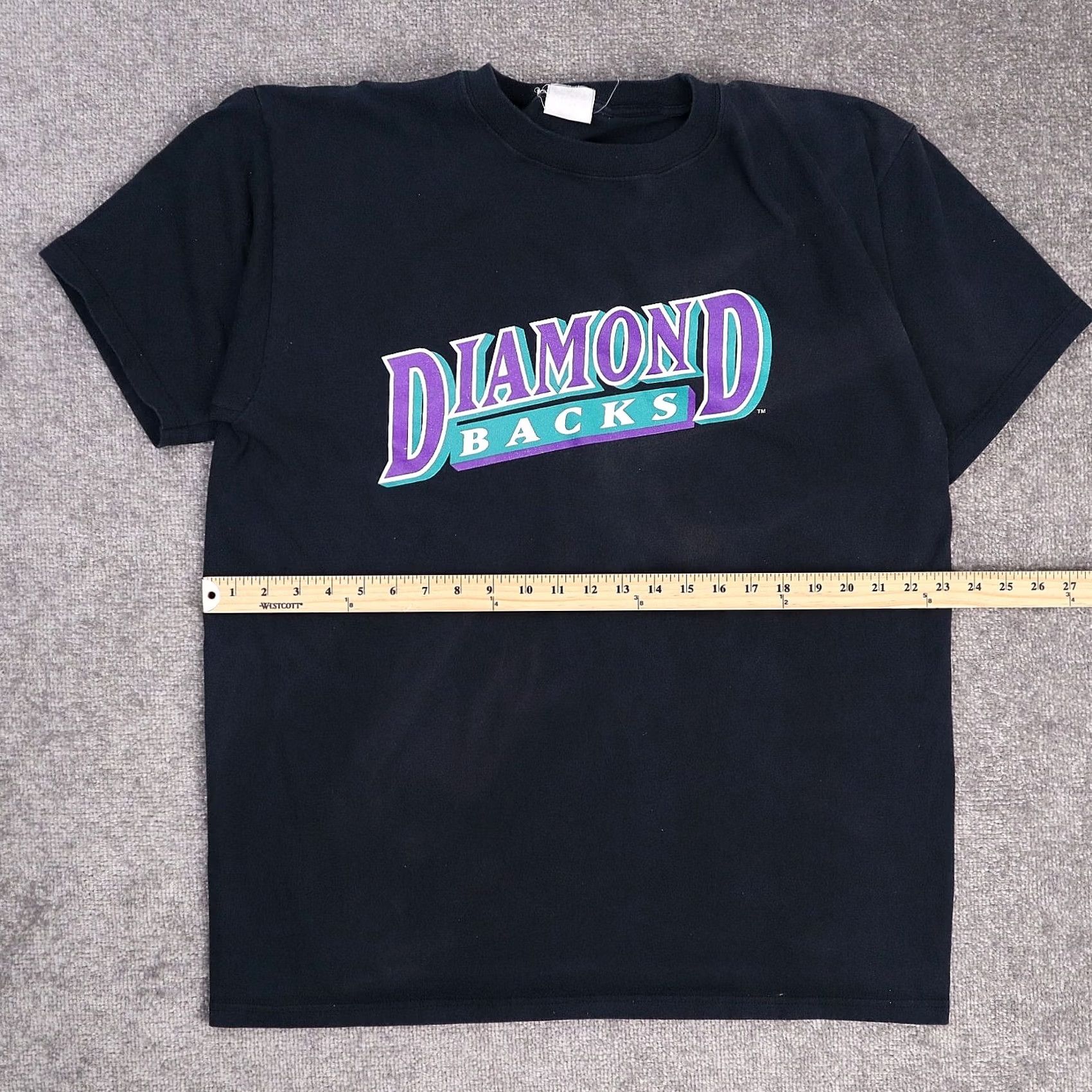 Vintage VTG 90s Diamondbacks Cody Ross #13 Baseball 2XL Black Short Sleeve T-Shirt Men USA Sports Vintage Diamondbacks Logo Shirt 90s Mens Size US XXL / EU 58 / 5 - 4 Thumbnail