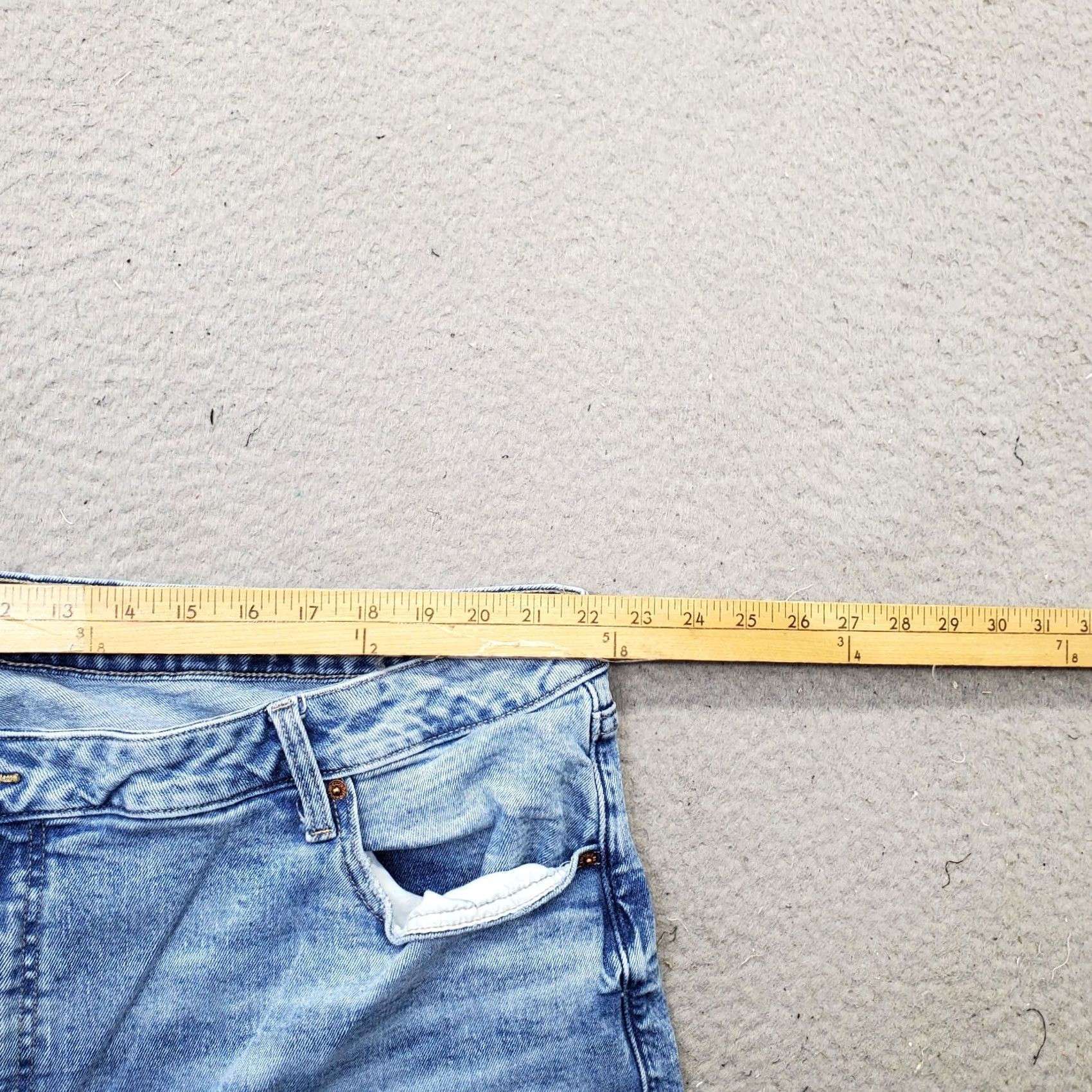 Old Navy Old Navy Jeans Women 26 Blue Denim High Rise Straight 5-Pocket Pockets Vintage: No CSS: N/A Size 26" / US 2 / IT 38 - 6 Thumbnail