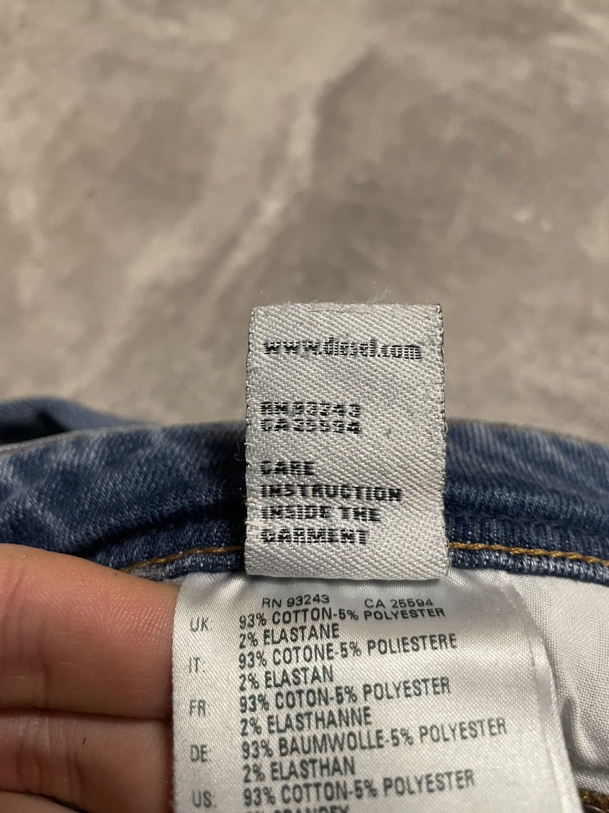 Diesel Vintage Diesel Distressed Denim Jeans Pants 31 Y2K Size US 31 - 22 Thumbnail