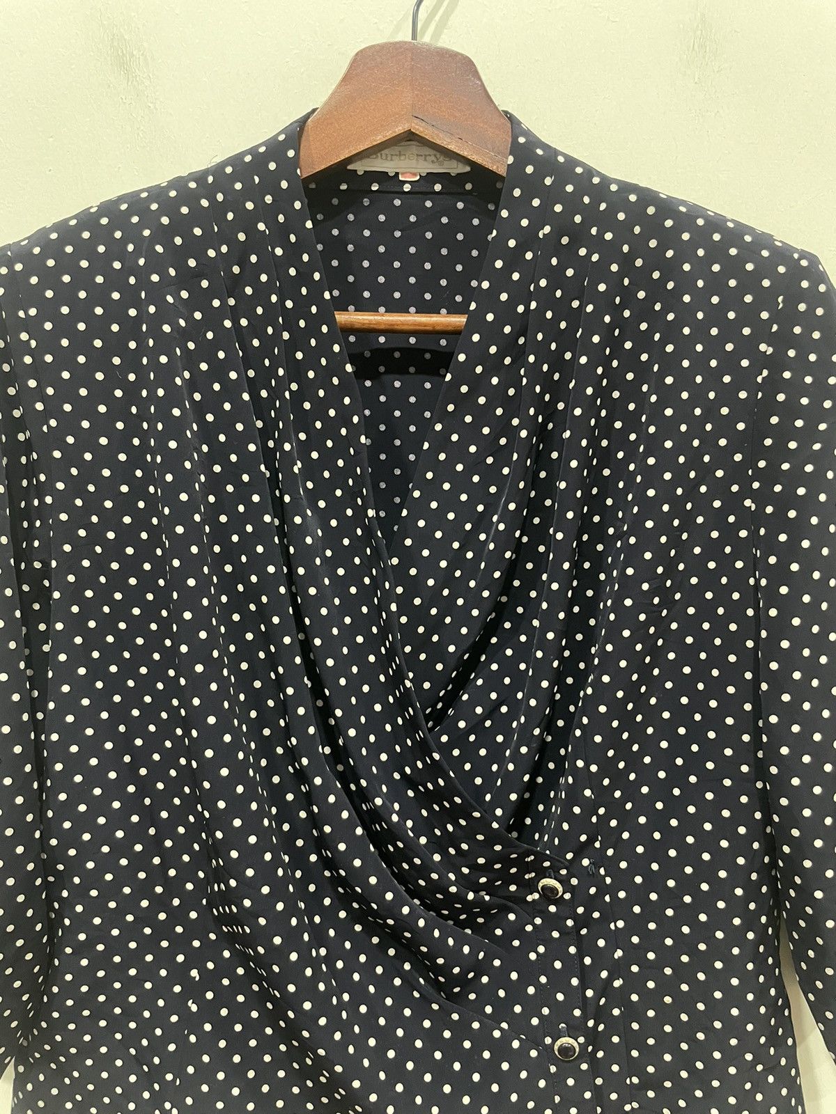 Burberry Burberry Polka Dots Blouse Size ONE SIZE - 3 Thumbnail