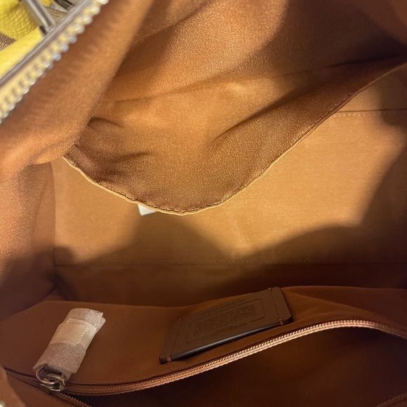 Coach NWT Coach Rowan Satchel Bag With Signature Canvas Strap Size ONE SIZE - 13 Thumbnail
