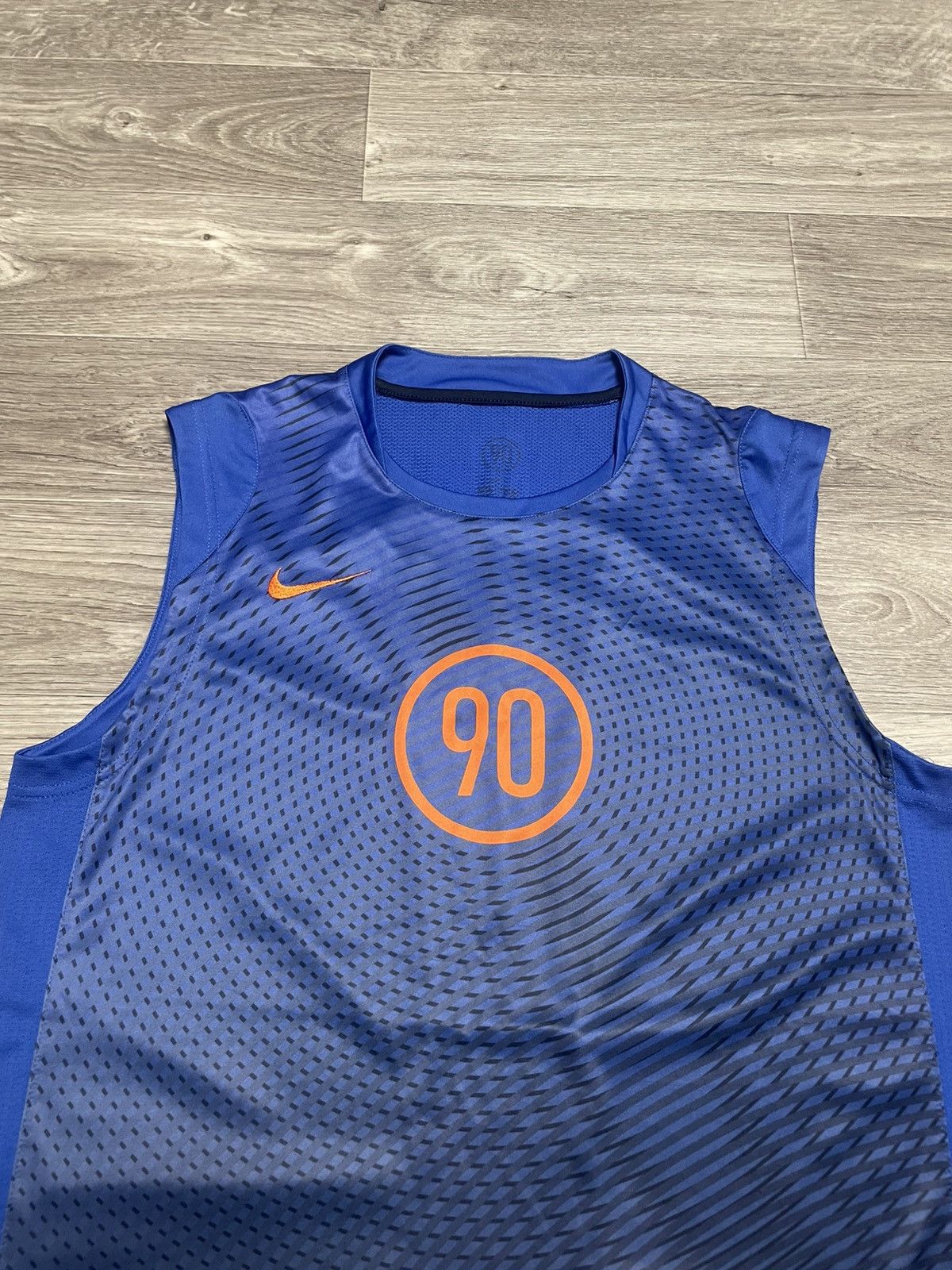 Nike Y2K NIKE TEAM TOTAL 90 VTG SOCCER JERSEY TRAINING TANKTOP Size US XL / EU 56 / 4 - 2 Thumbnail