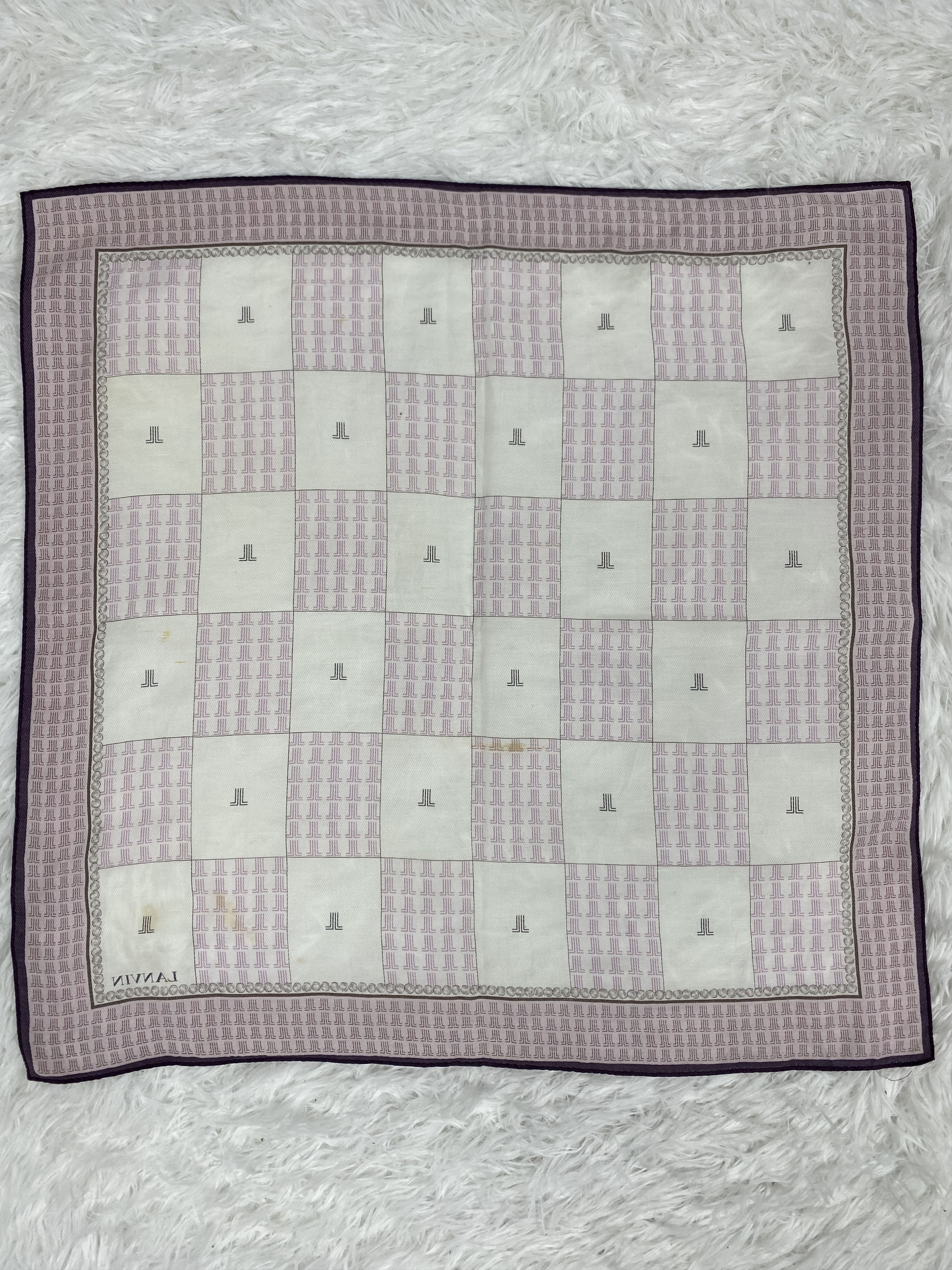 Lanvin × Vintage Vintage Lanvin Handkerchief PH0015 Size ONE SIZE - 5 Thumbnail