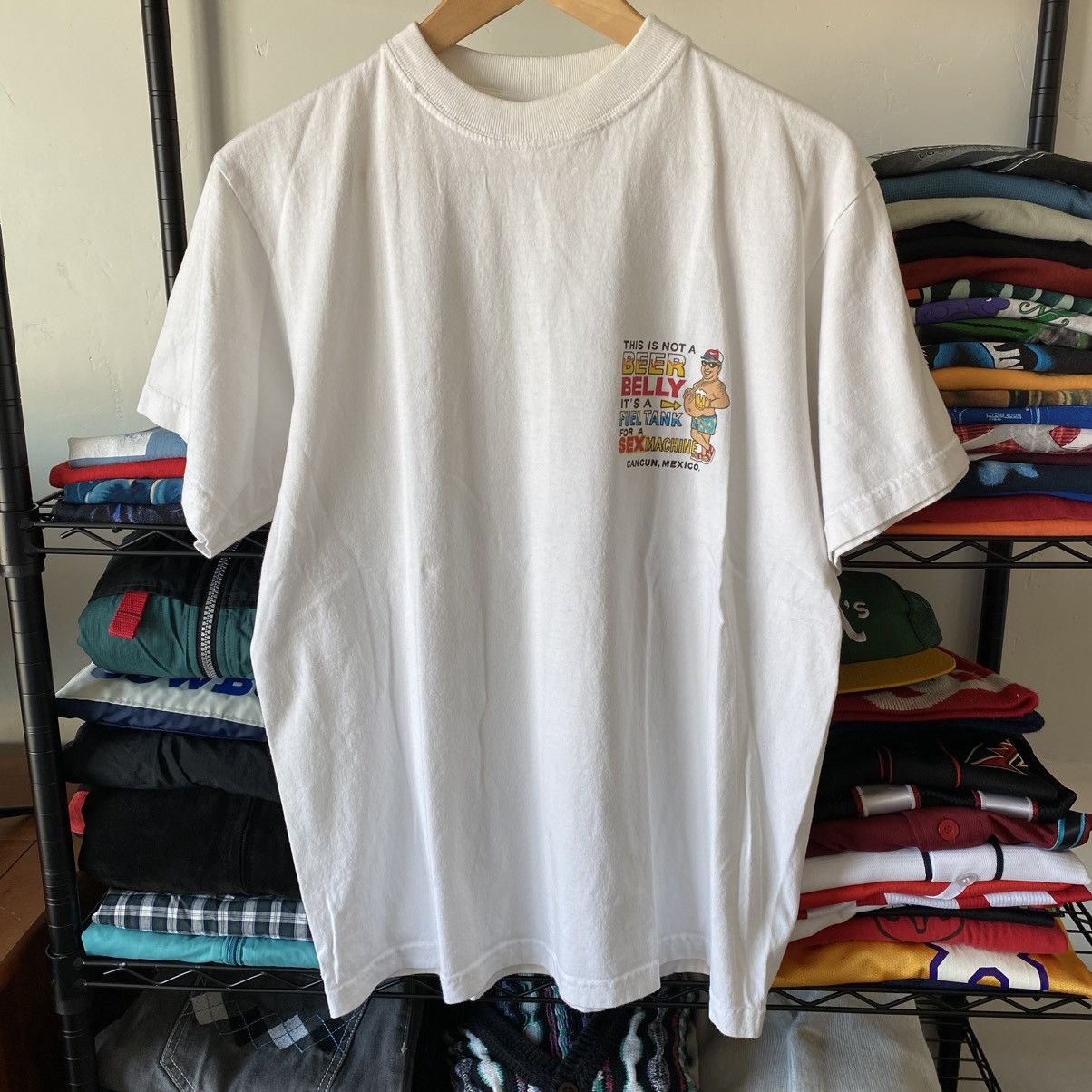 Vintage Vintage Nike Bootleg T-Shirt Beer Belly Cancun Mexico Size US L / EU 52-54 / 3 - 3 Thumbnail