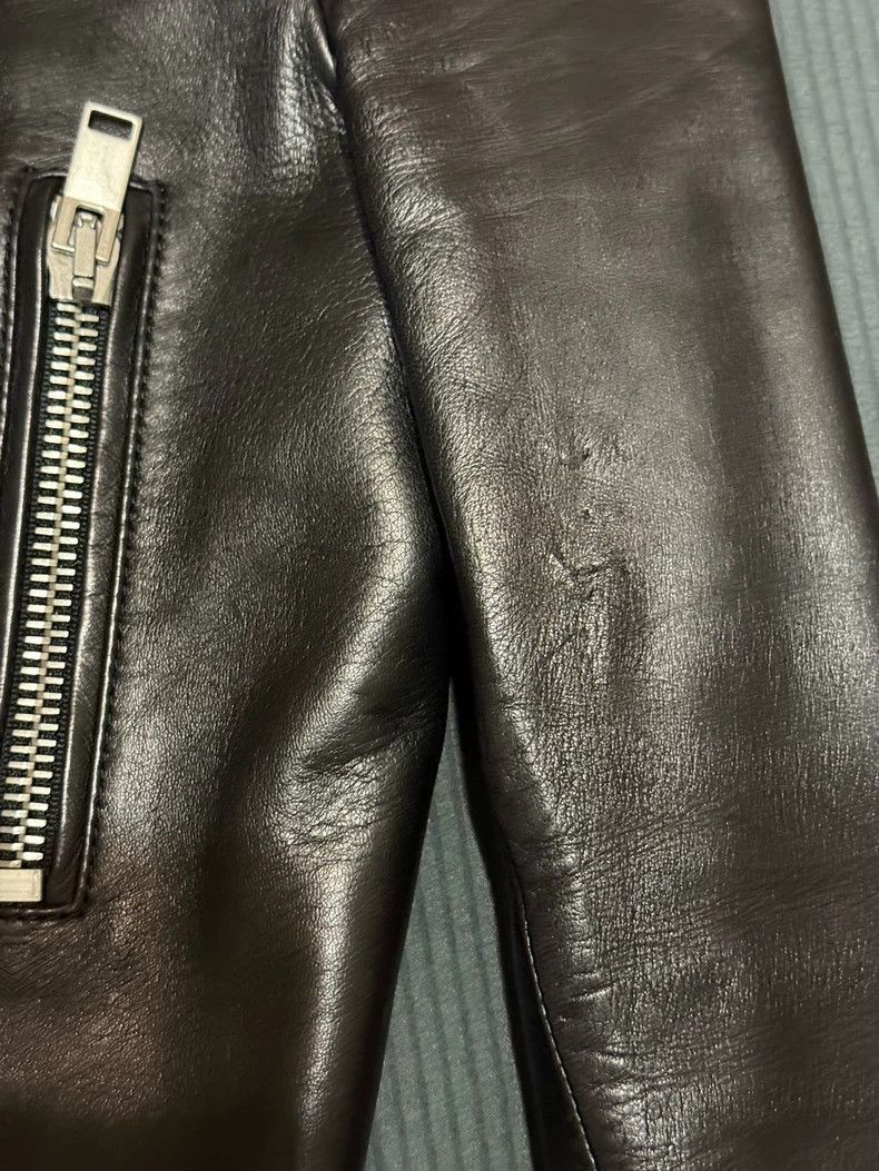 Hedi Slimane Saint Laurent L01 Leather Biker Jacket- Size XS / US 0-2 / IT 36-38 - 3 Thumbnail