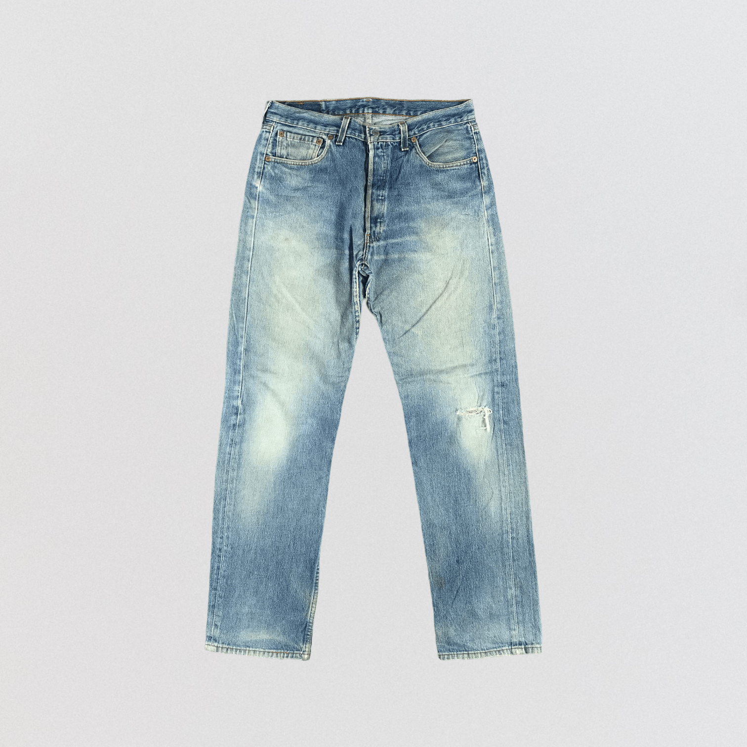 Levi's Vintage 90s Blue Wash Levis 501 Jeans-JM2934 Size US 33 - 1 Thumbnail