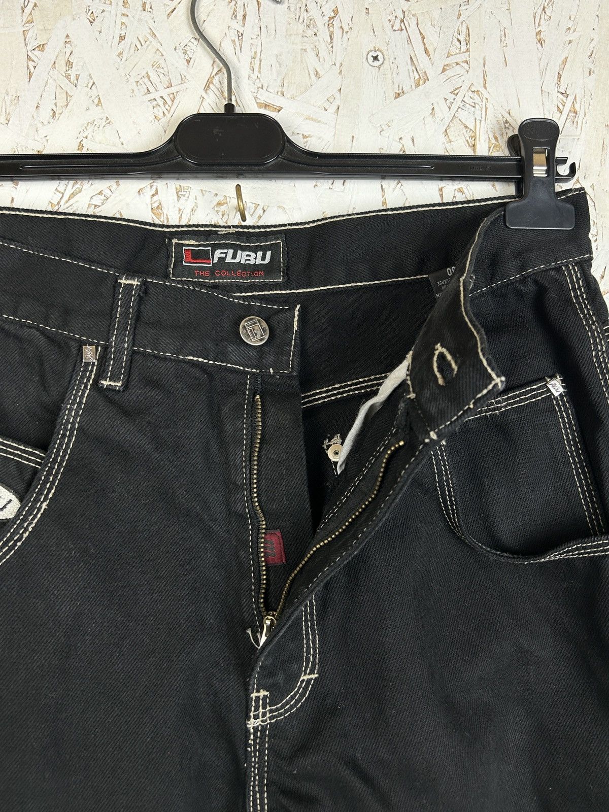 Fubu 90s Vintage Fubu Art Of Design Carpenter Denim Jeans 30 Size US 30 / EU 46 - 10 Thumbnail