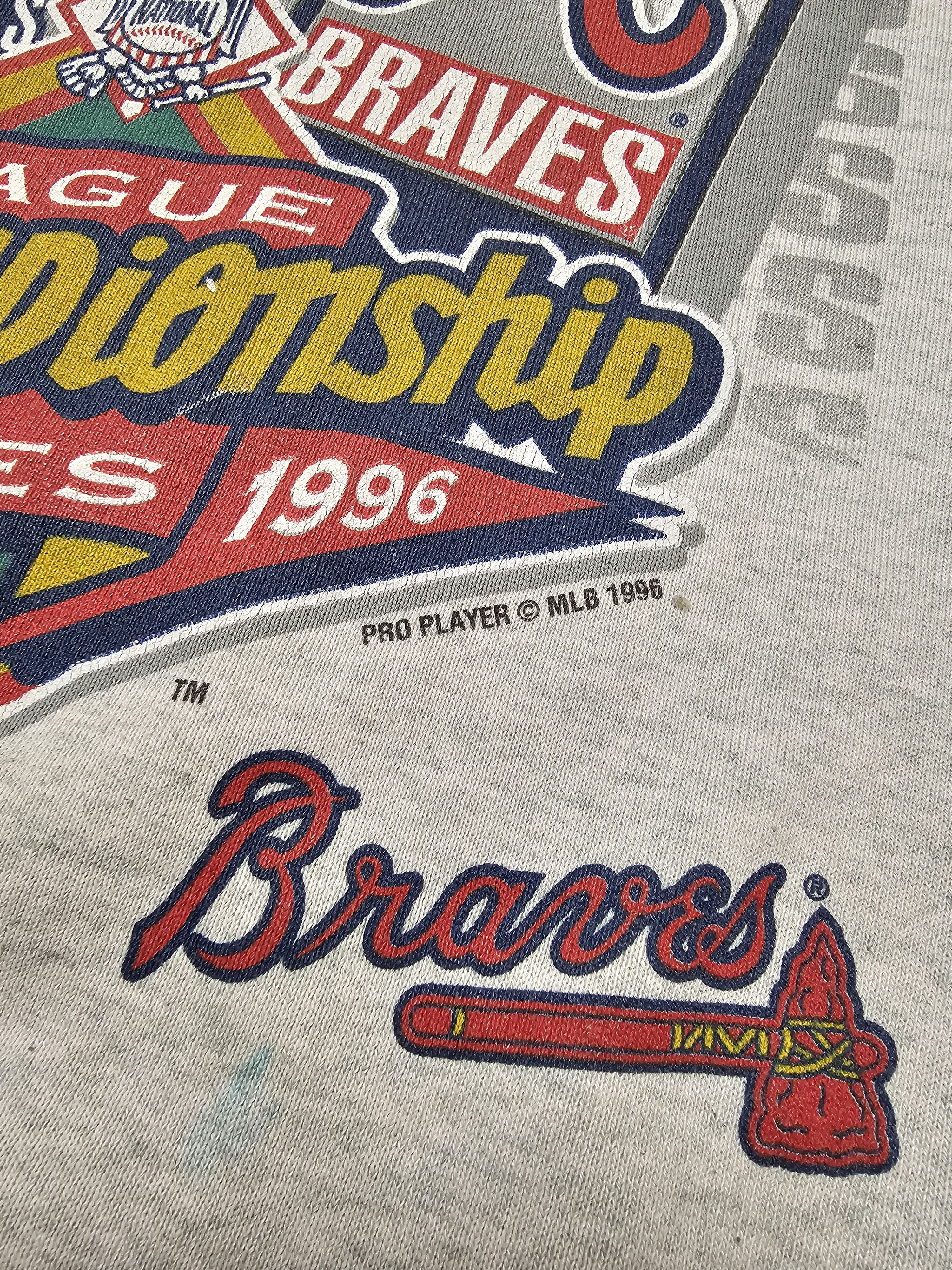 All Sport × Vintage ST.LOUIS CARDINALS 1996 ATLANTA BRAVES BASEBALL SWEATSHIRT Size US M / EU 48-50 / 2 - 6 Thumbnail
