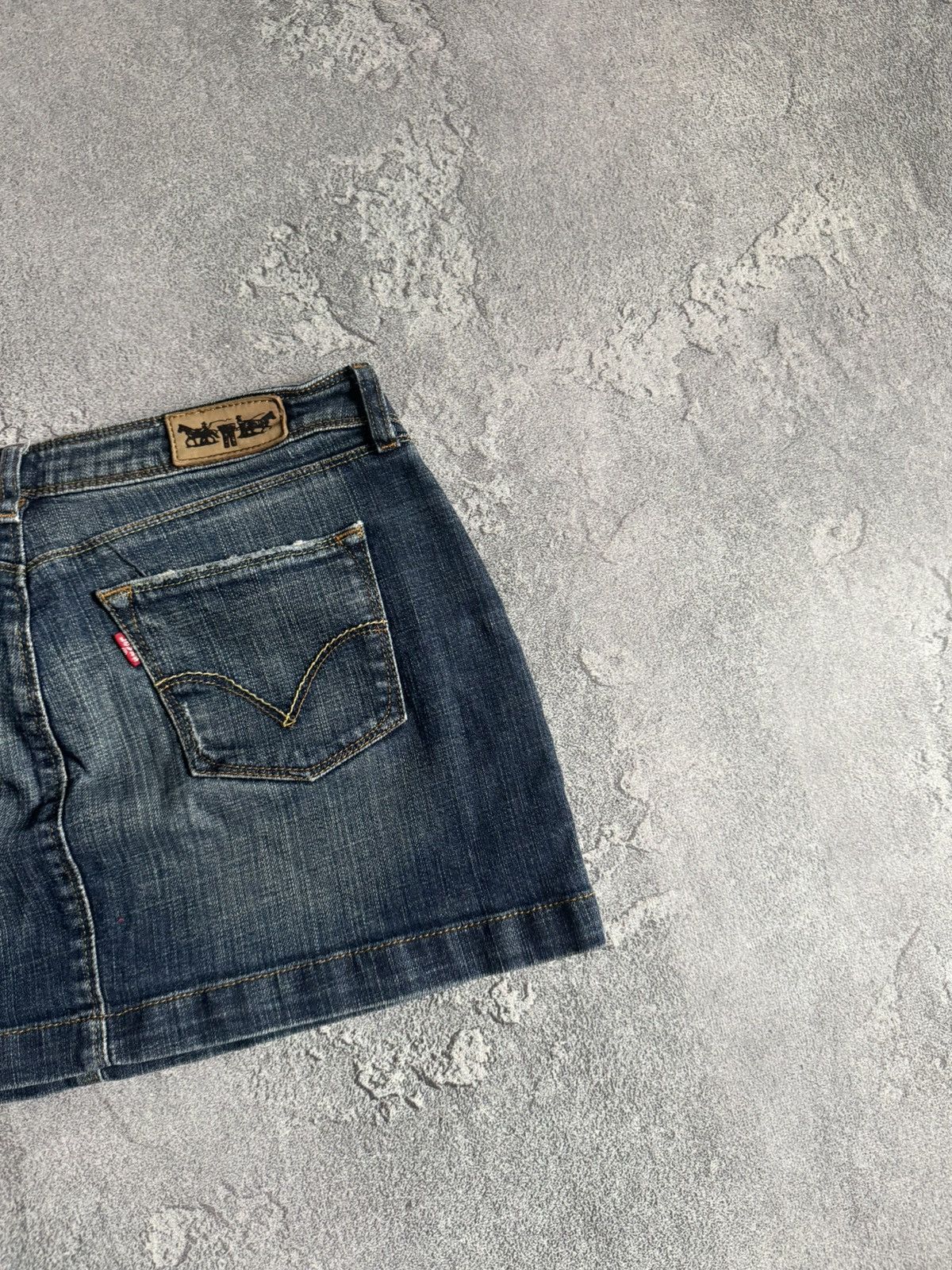 Levi's Levis Levi’s vintage denim y2k mini skirt punk opium Size 27" / US 4 / IT 40 - 8 Thumbnail