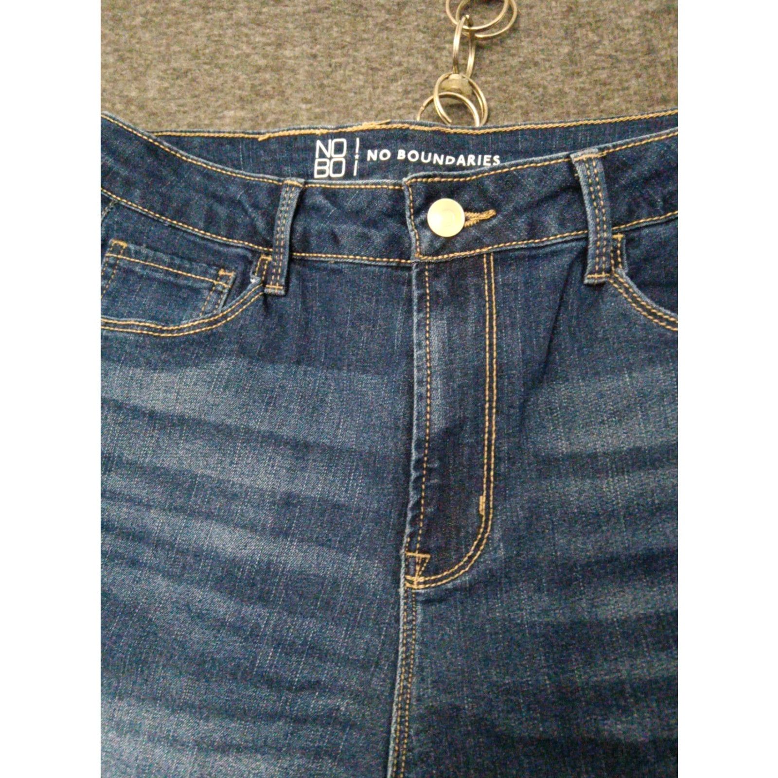 Vintage No Boundaries Women's Denim Jeans Juniors Skinny Tapered Size 11 Size 32" / US 10 / IT 46 - 3 Thumbnail