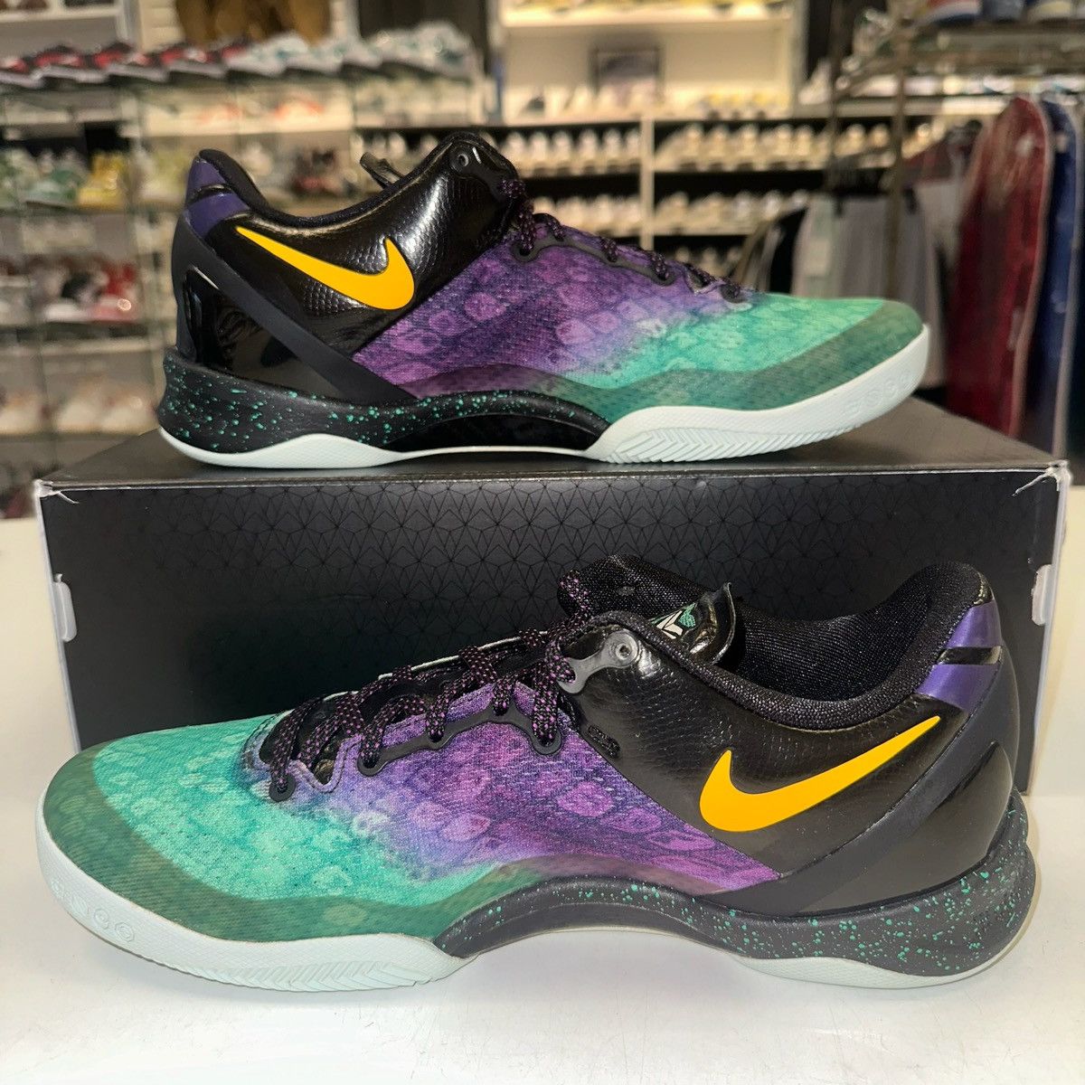 Nike Size 8 - Nike Kobe 8 System Easter Multicolor 555035-302 Size US 8 / EU 41 - 2 Thumbnail