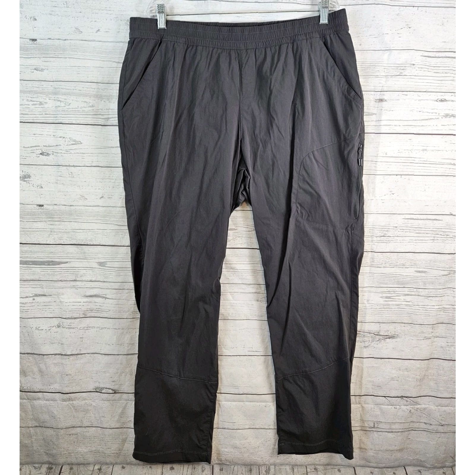 Vintage Duluth Alaskan Hardgear Womens Pull On Slim Leg Pants 18W Gray Sz 18W Nylon Spandex Inseam 29.5" Cargo Size 40" / US 18 - 2 Thumbnail