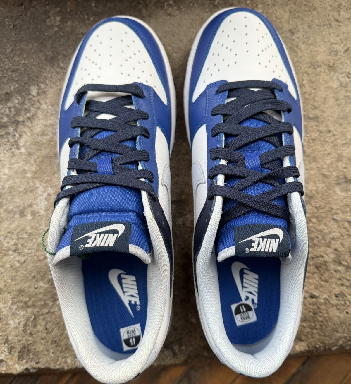Nike Nike Dunk Low “Game Royal Navy” Size US 11 / EU 44 - 9 Thumbnail