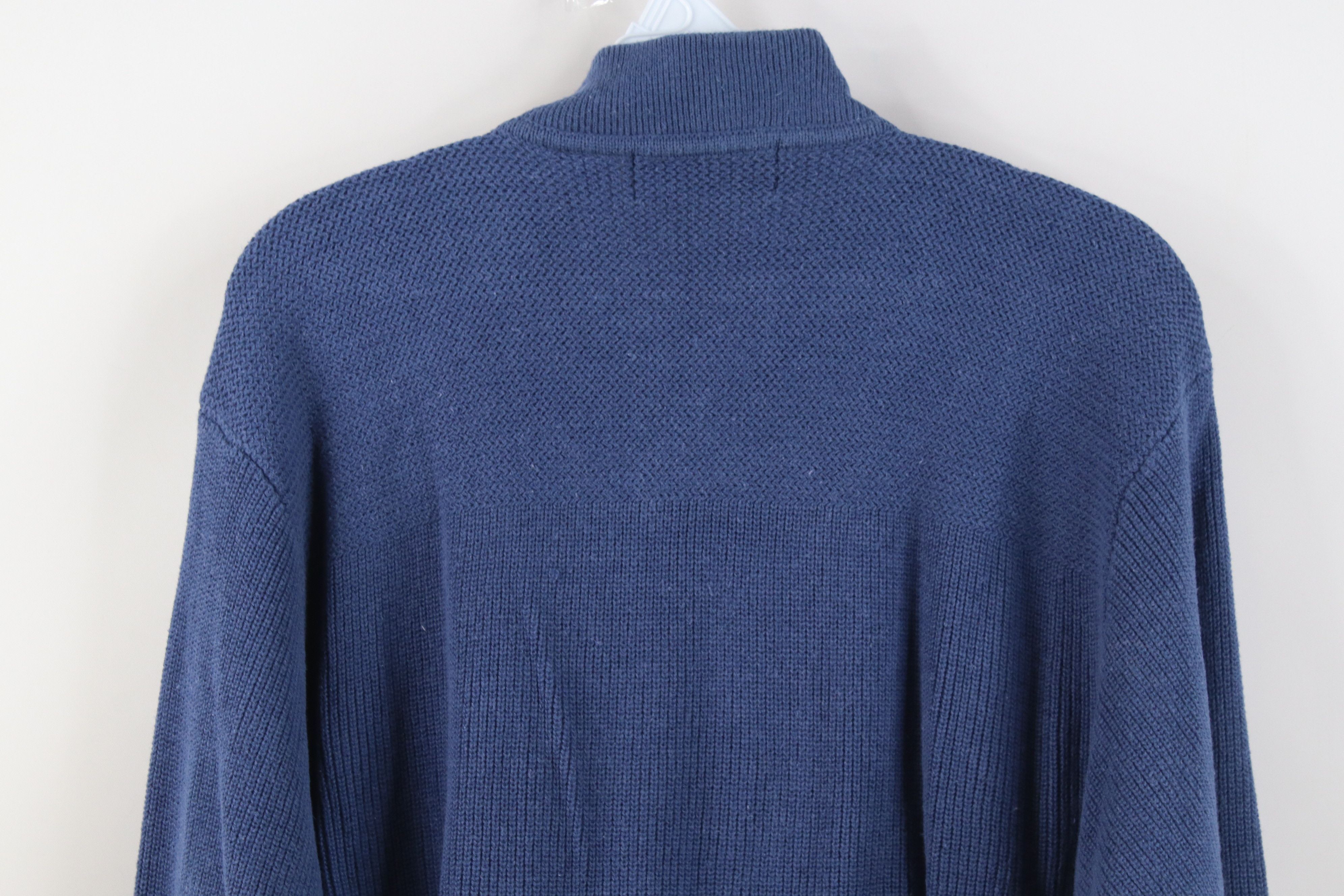 Eddie Bauer Vintage 90s Eddie Bauer Thermal Ribbed Knit Henley Sweater Size US M / EU 48-50 / 2 - 10 Thumbnail
