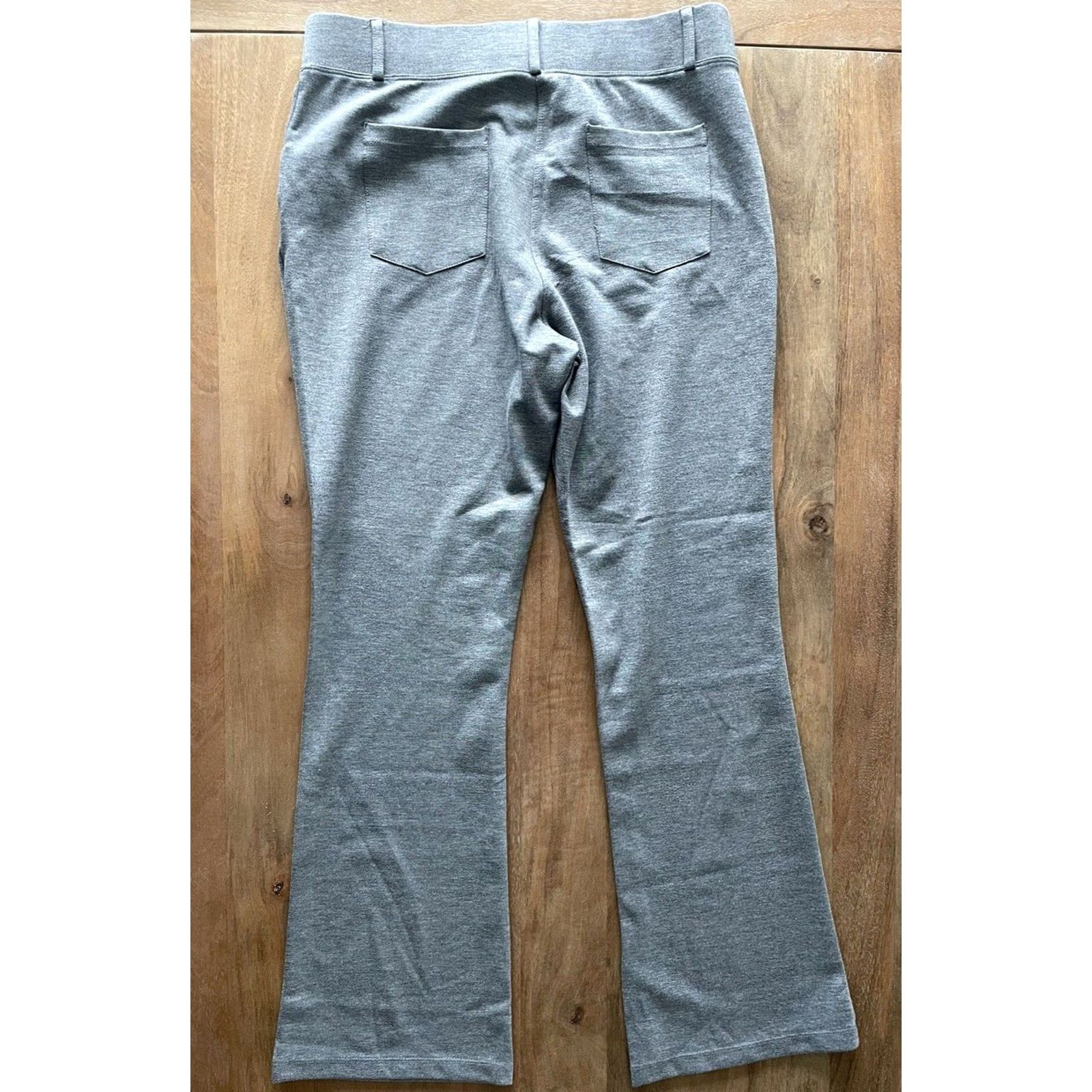 Vintage WILLIT Pants Dress Boots? Bootcut Yoga Pants Womens Large Petite Slacks Stretch Office Casual Gray 30in Inseam 31in Waist Petites Size 24" / US 00 / IT 34 - 2 Thumbnail
