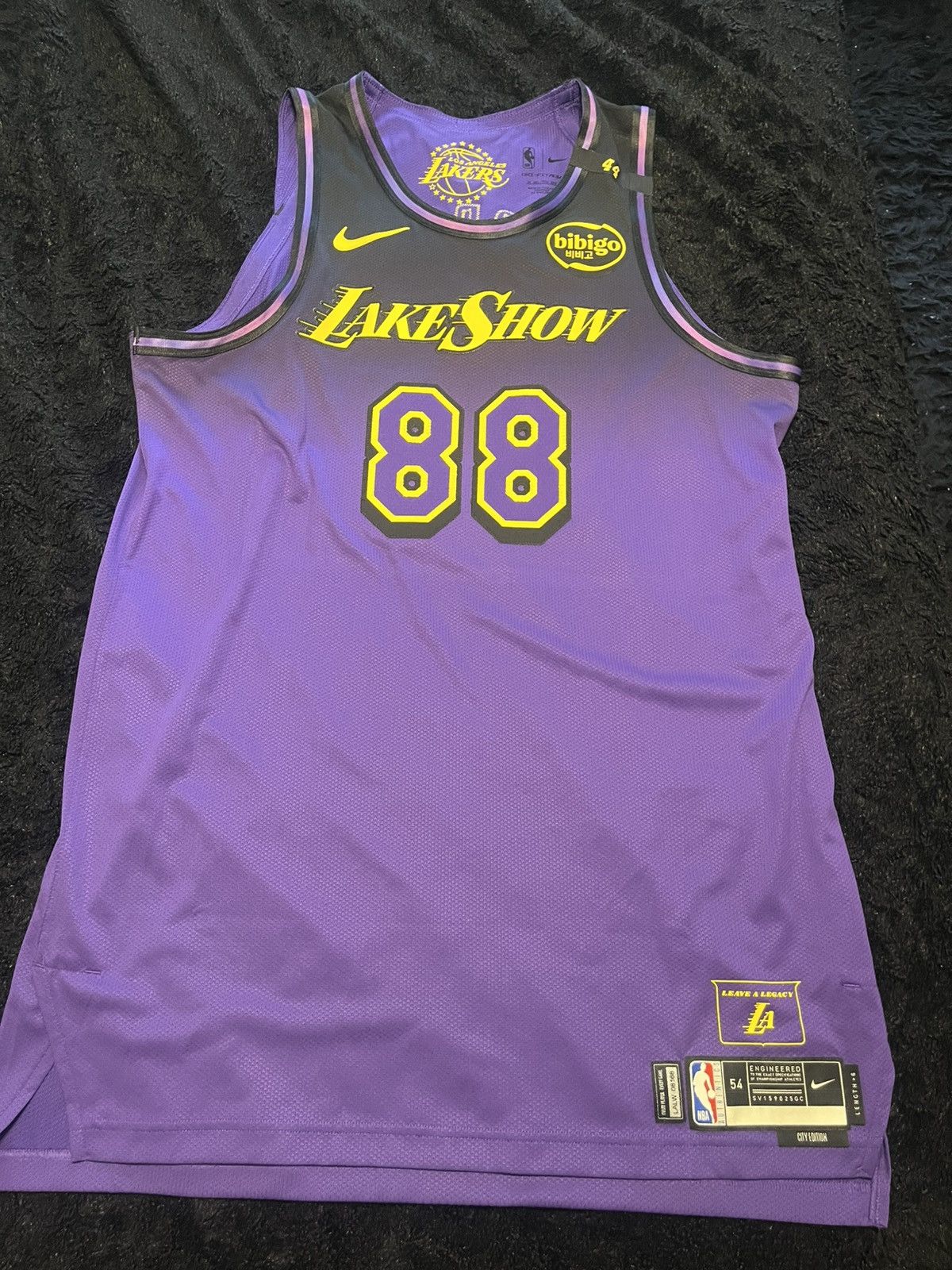 NBA Authentic game worn lakers jersey Size US XXL / EU 58 / 5 - 1 Thumbnail