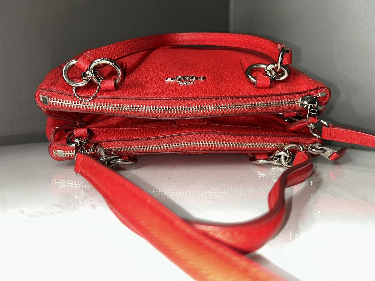 Coach Coach Bright Red Mini Christie Carryall Satchel Crossbody Size ONE SIZE - 3 Thumbnail