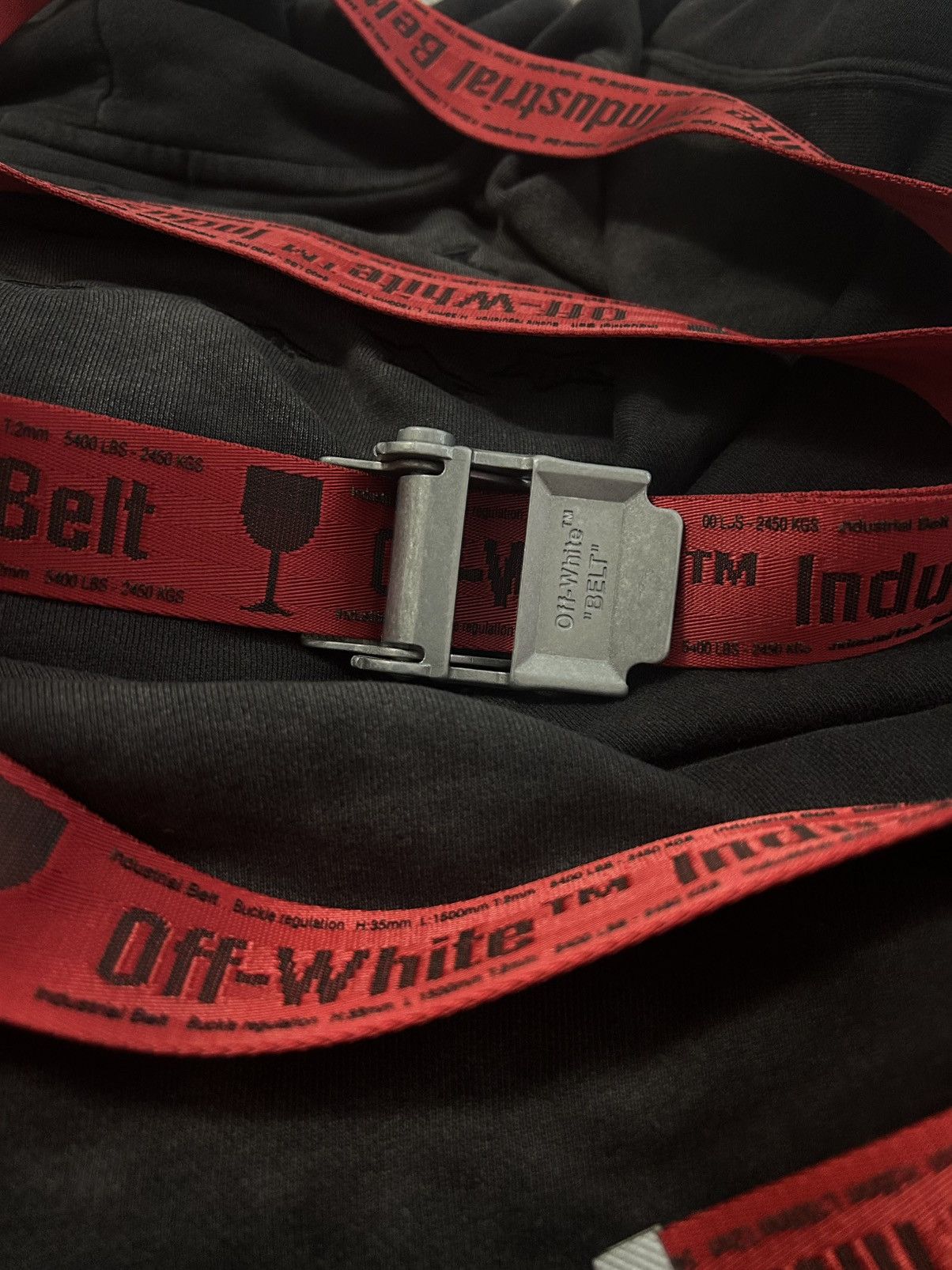 Off-White Off-White 2.0 Red Industrial Belt Size ONE SIZE - 3 Thumbnail
