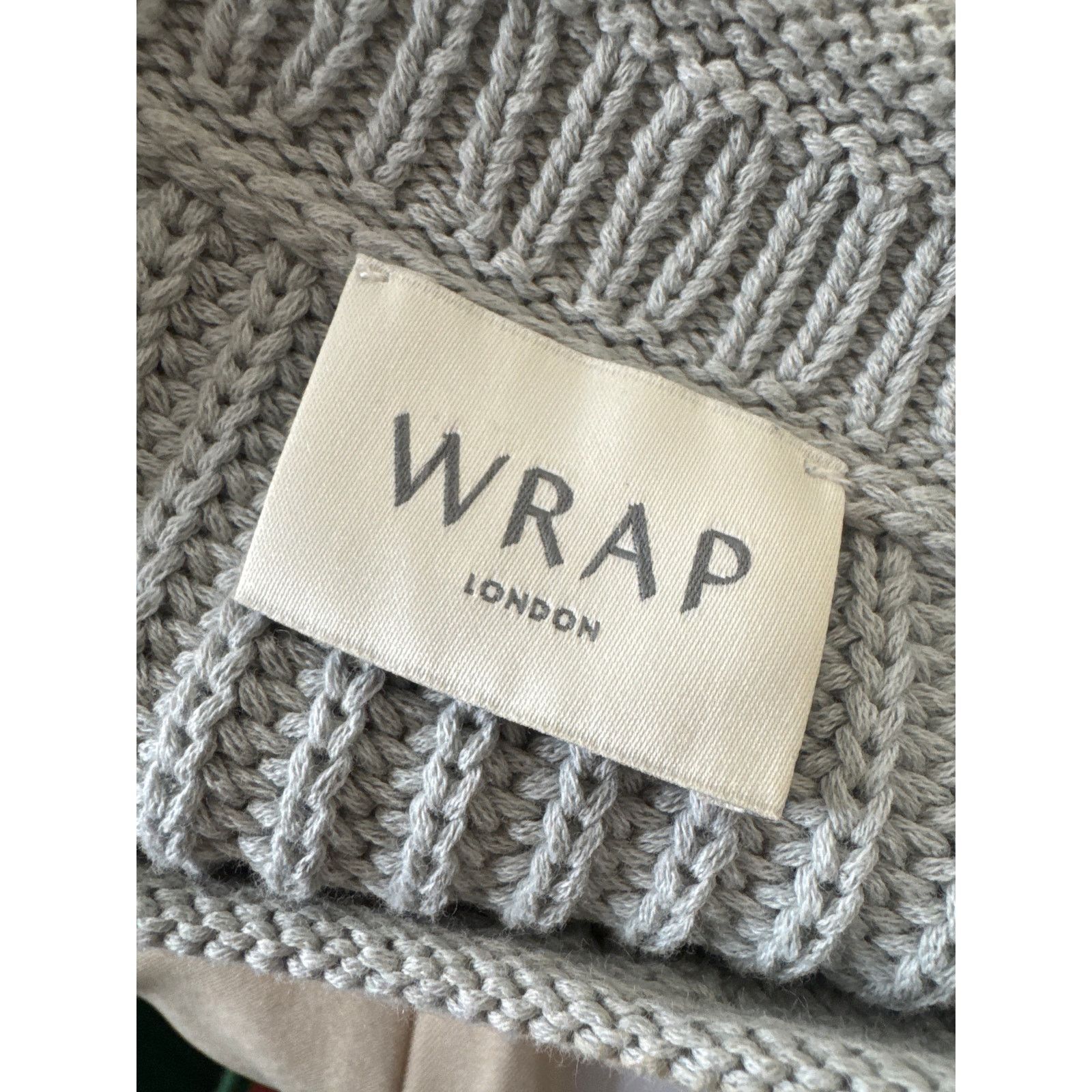 Other WRAP LONDON Short Sleeve Mock Neck Cotton Knit Sweater Size M / US 6-8 / IT 42-44 - 7 Thumbnail