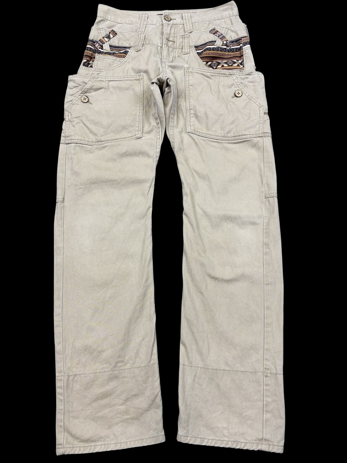💥Double Waist Navajo💥Dominate Round Pocket Navajo Pant F824