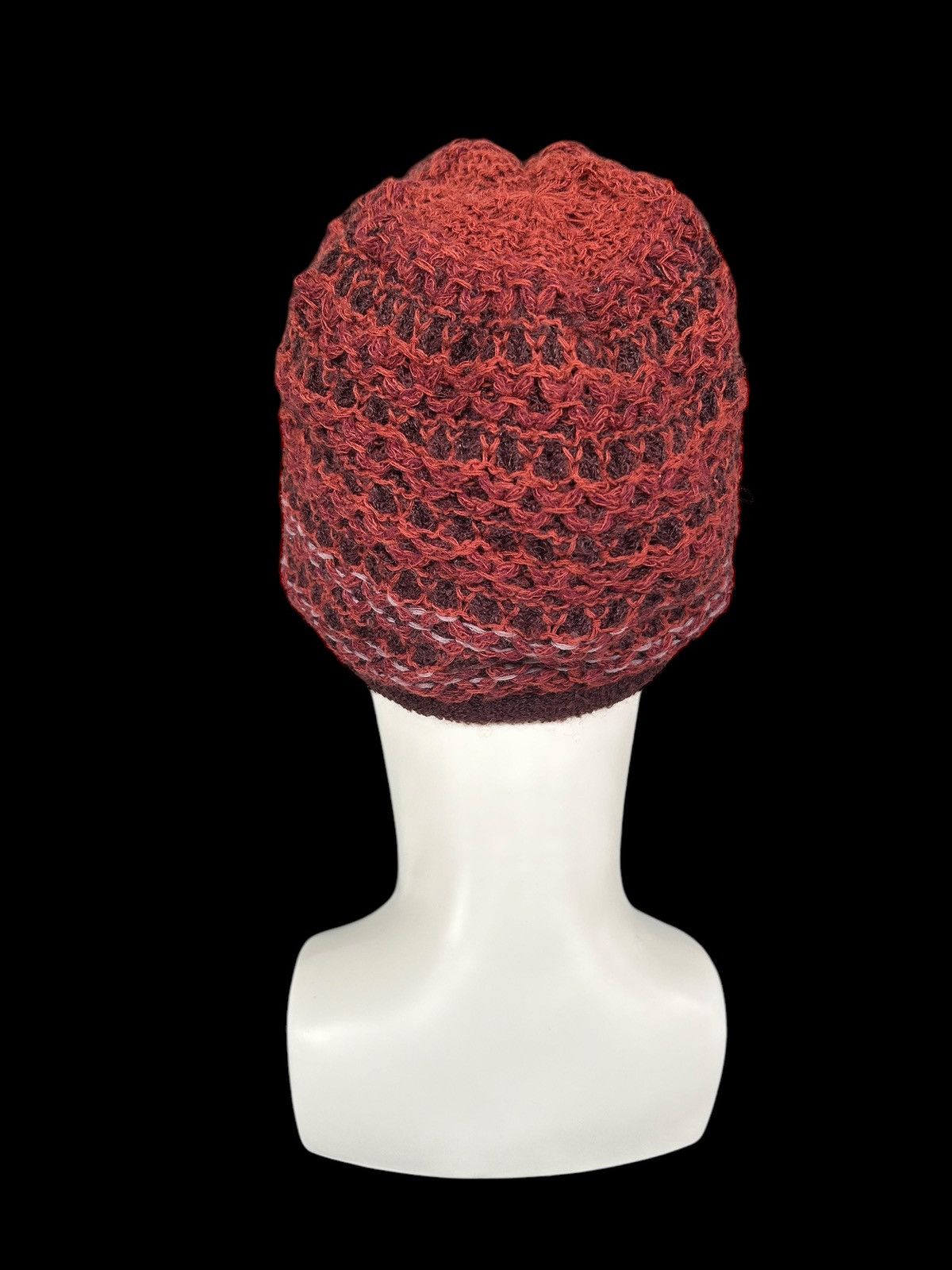 Japanese Brand × Kapital × Vintage Crochet knitted handmade Beanie Hats Rare ☠️☠️ Size ONE SIZE - 2 Thumbnail