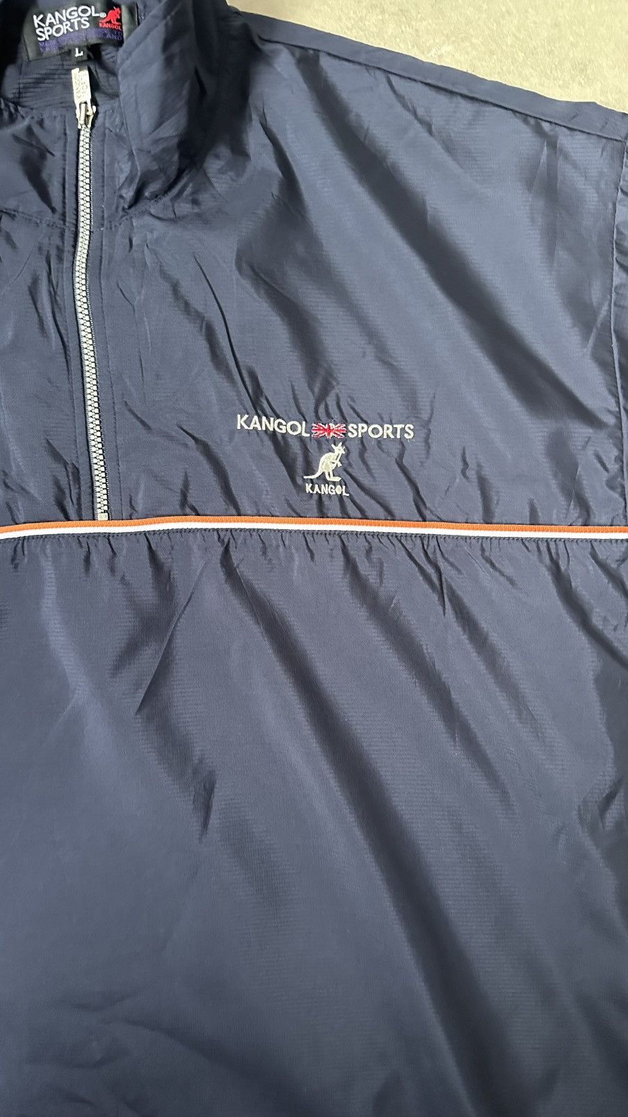 Kangol VINTAGE KANGOL SPORT WINDBREAKER SHORT SLEEVE Size US XL / EU 56 / 4 - 2 Thumbnail