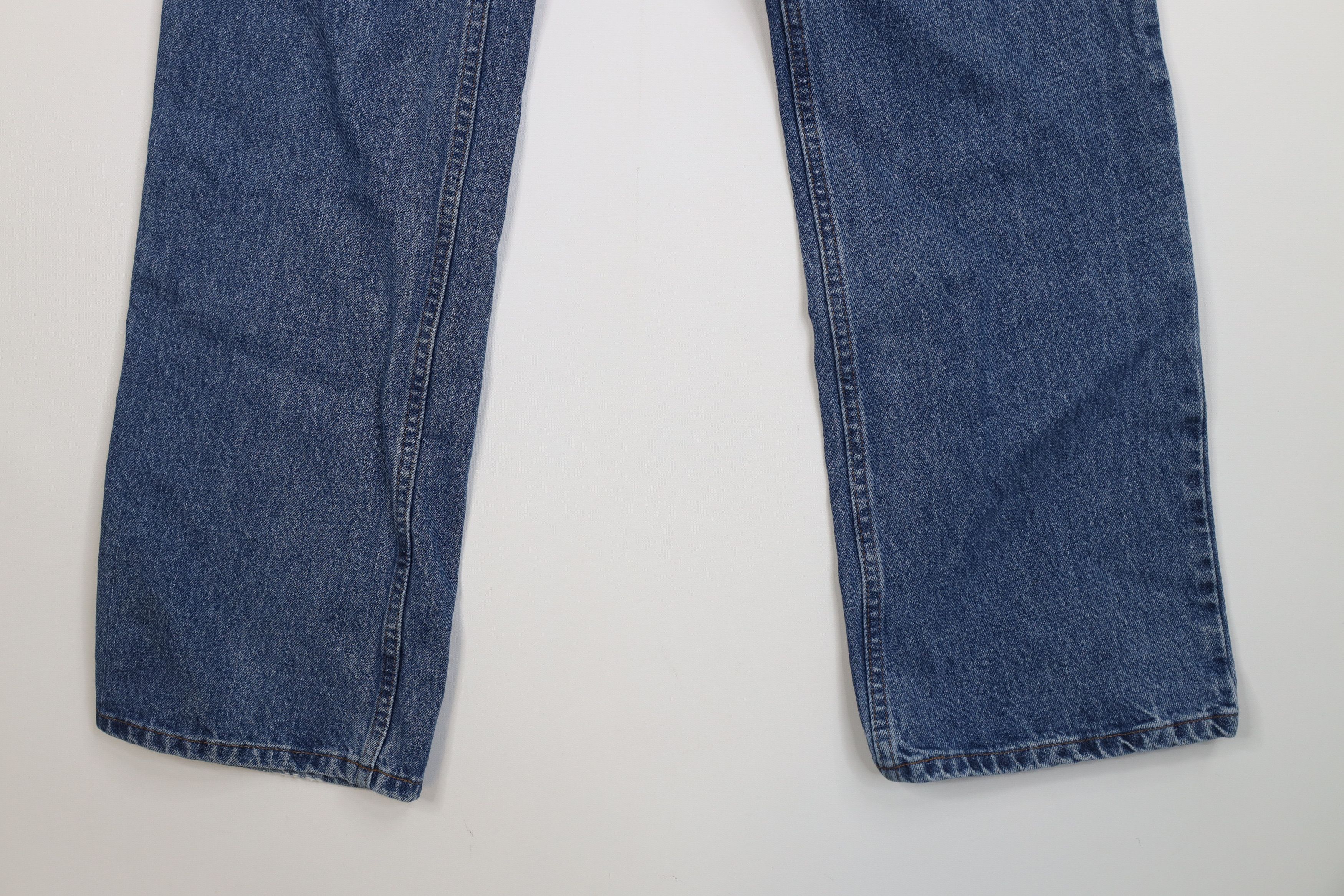 Harley Davidson Vintage Y2K Harley Davidson Flared Wide Leg Denim Jeans Blue Size 32" / US 10 / IT 46 - 4 Thumbnail