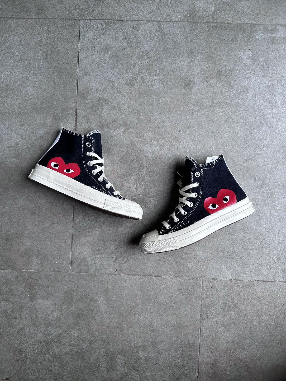 Comme des Garcons PLAY × Converse CDG PLAY x CONVERSE HI CHUCK TAILOR 70 Size US 7 / IT 37 - 6 Thumbnail
