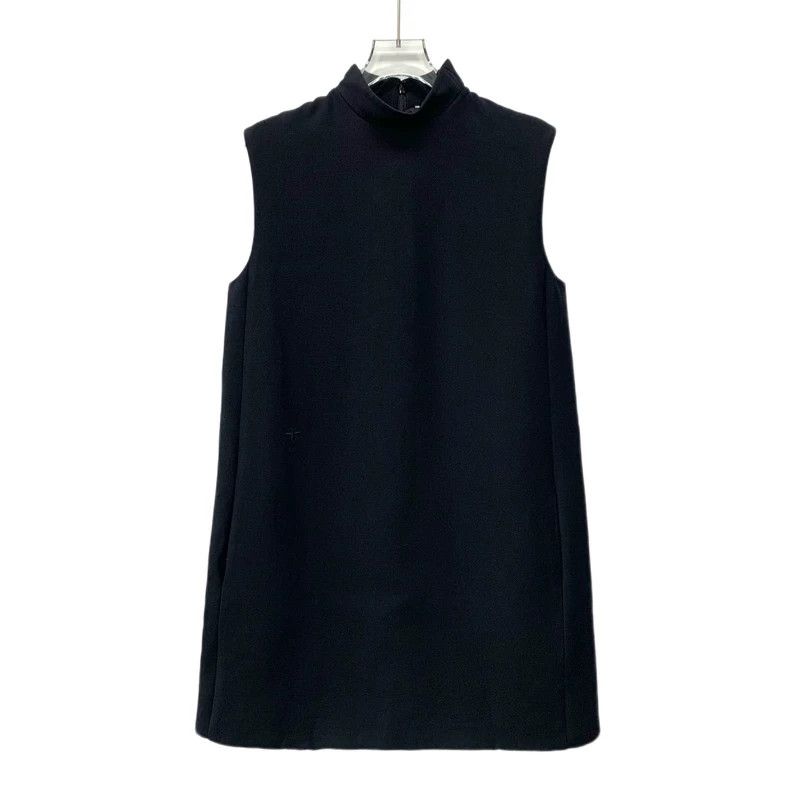 Dior Dior Black bee embroidered wool zipper sleeveless dress 250 Size XS / US 0-2 / IT 36-38 - 1 Thumbnail