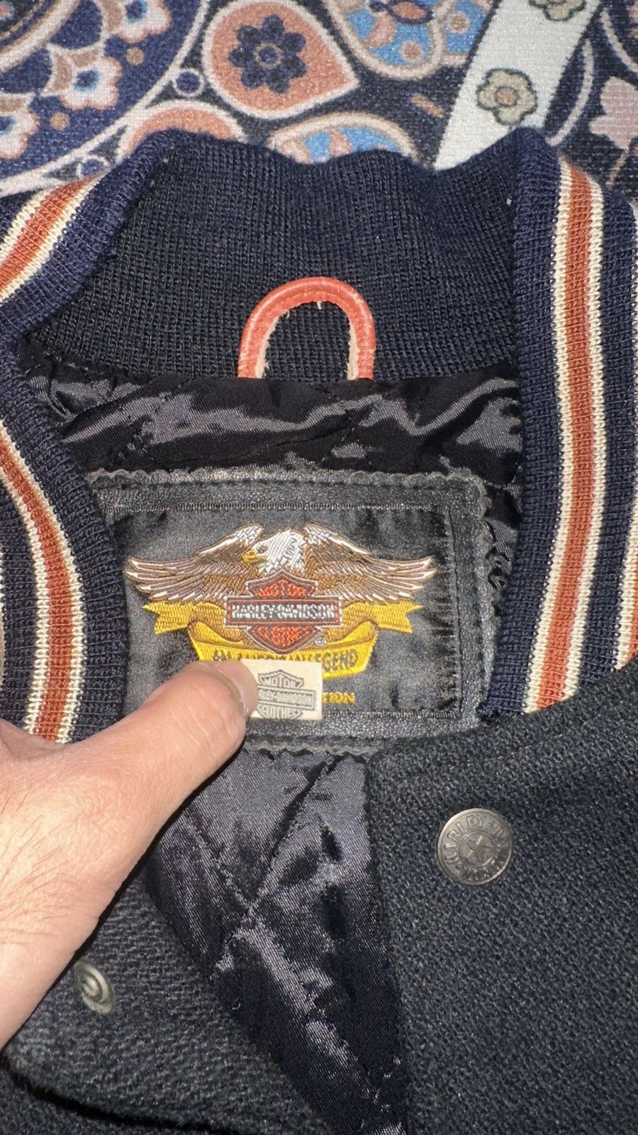 Harley Davidson 90s HARLEY DAVIDSON VARSITY Size US M / EU 48-50 / 2 - 3 Thumbnail