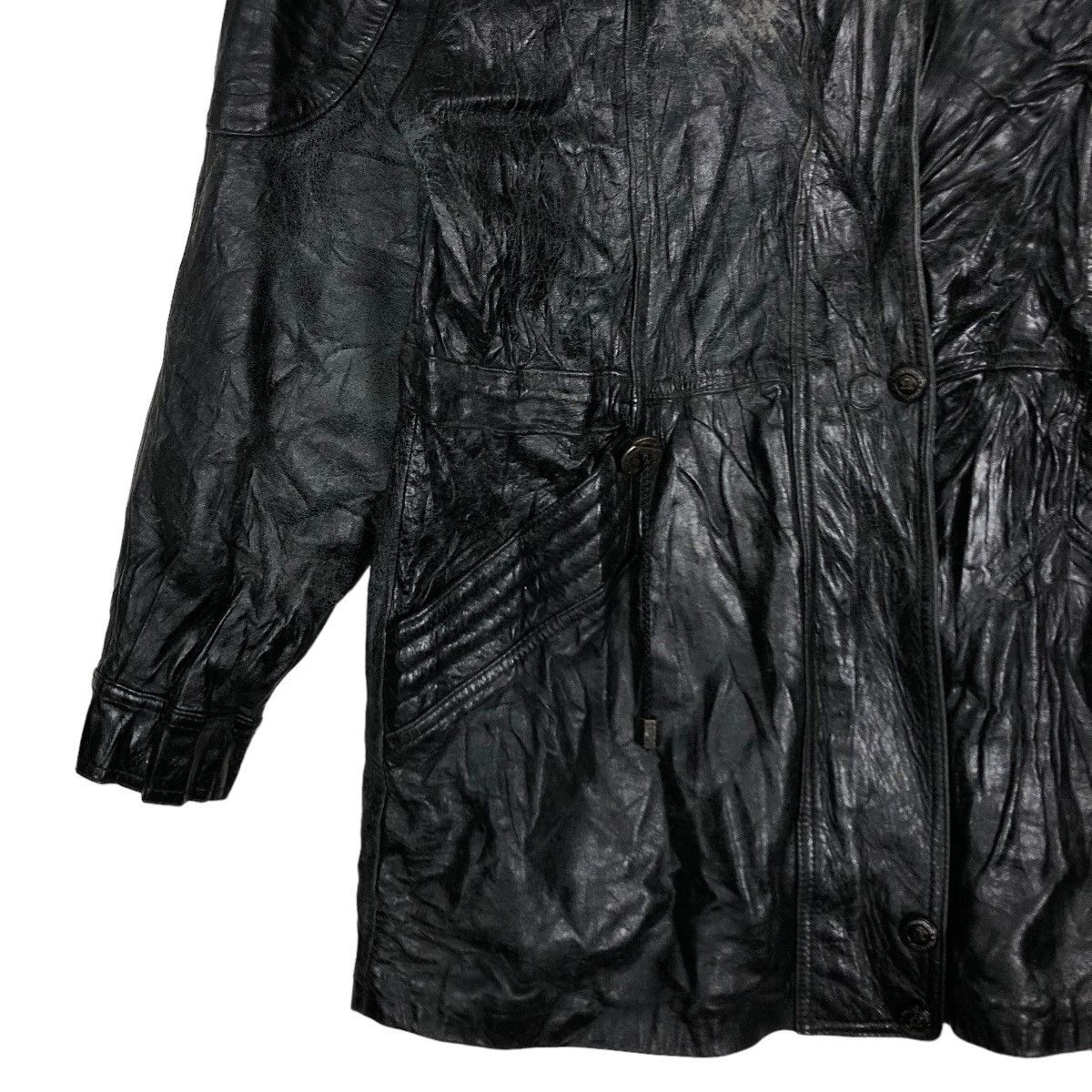 Japanese Brand 🔥Vtg Sheepskin Leather Jacket Nabornon Inspire Undercover Size US M / EU 48-50 / 2 - 4 Thumbnail
