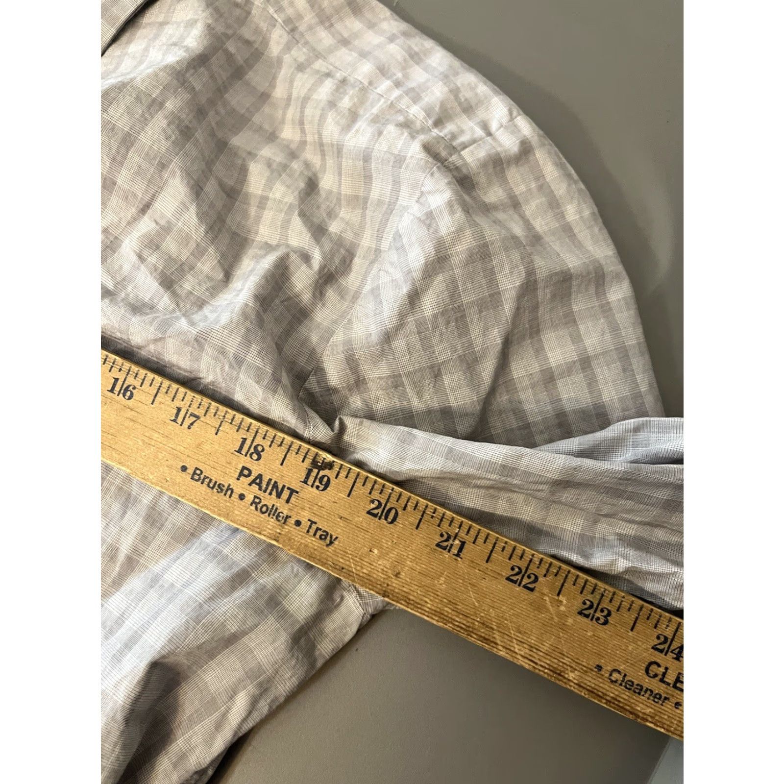 Hugo Boss HUGO BOSS Shirt Men’s Slim Button-Up Gray 16 Plaid Button-Down Casual City Designer Modern Slim Fit Size US L / EU 52-54 / 3 - 5 Thumbnail