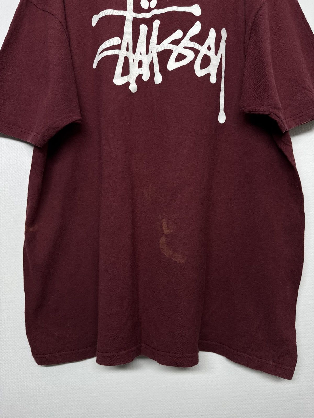 Stussy Vintage Y2k Stussy Big Logo T-Shirt 00’s Size US XL / EU 56 / 4 - 9 Thumbnail