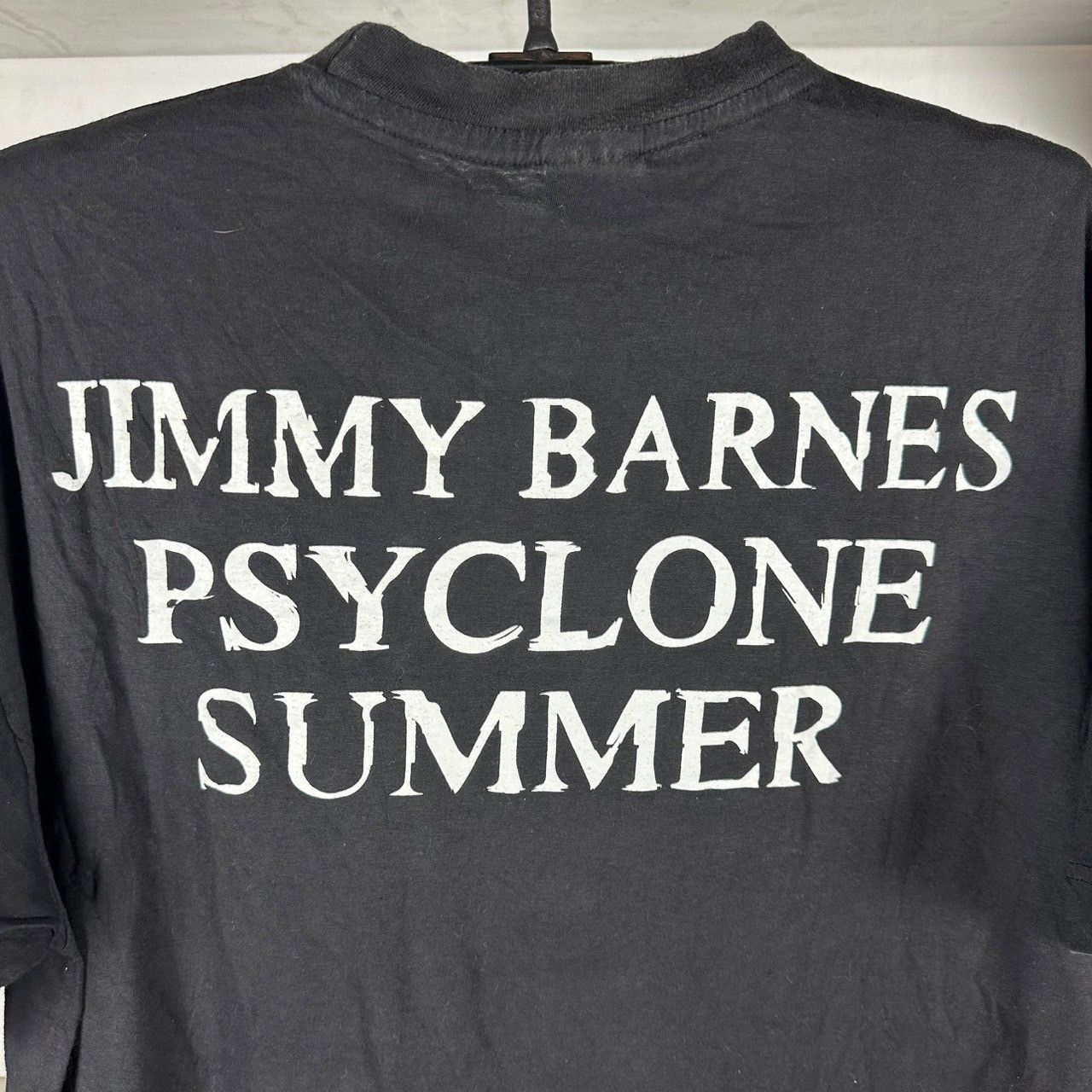 Vintage Vintage 1995 Jimmy Barnes Psyclone Summer Singer T-shirt Size US XL / EU 56 / 4 - 4 Thumbnail