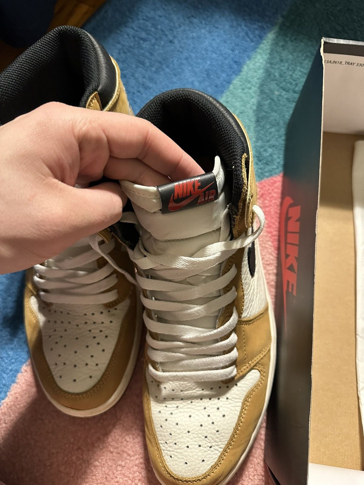Jordan Brand Jordan 1 Retro High Rookie of the Year Size US 11.5 / EU 44-45 - 9 Thumbnail
