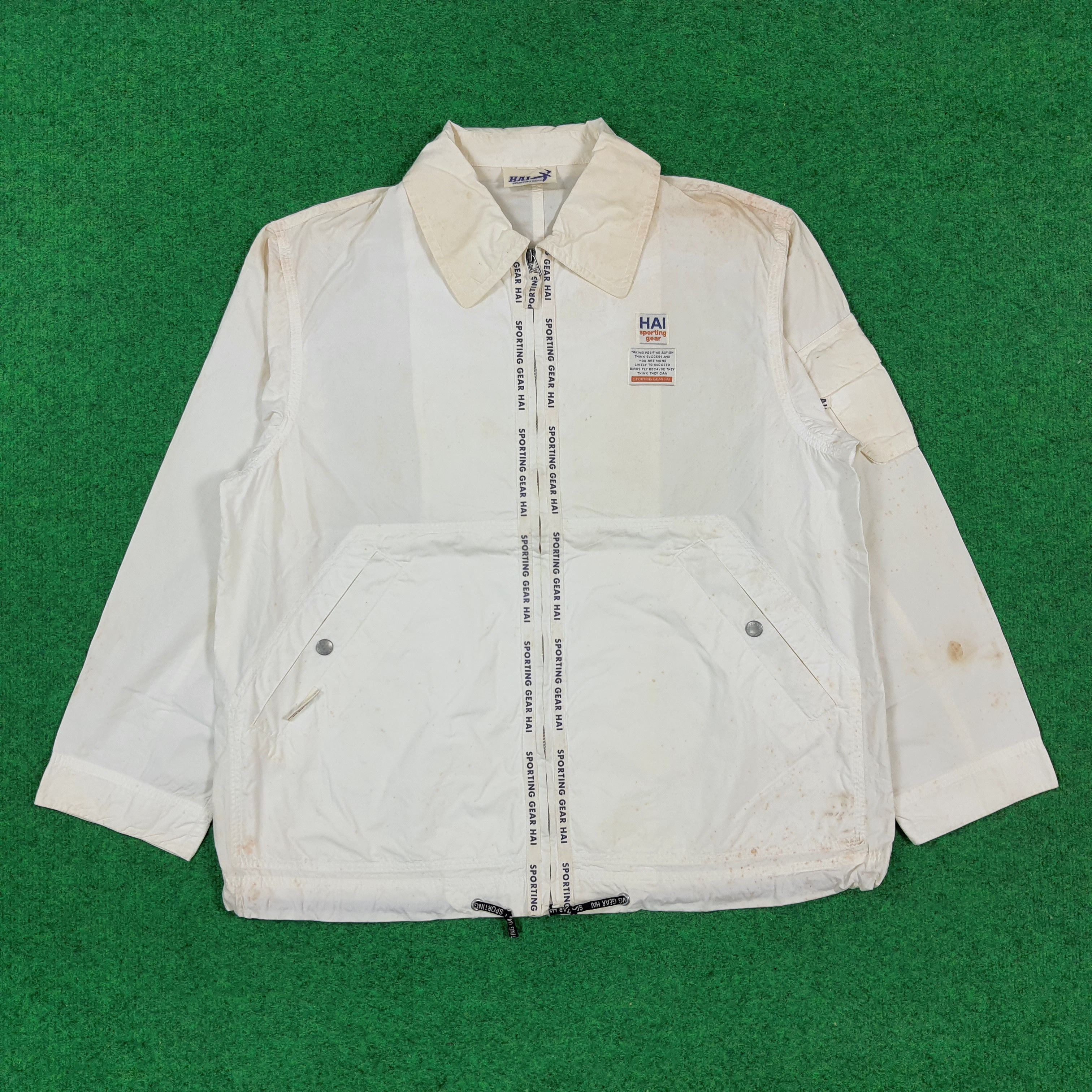 Hai Sporting Gear Vintage Issey Miyake HAI Sporting Gear Zip-Up Jacket C307N20 Size US L / EU 52-54 / 3 - 1 Thumbnail