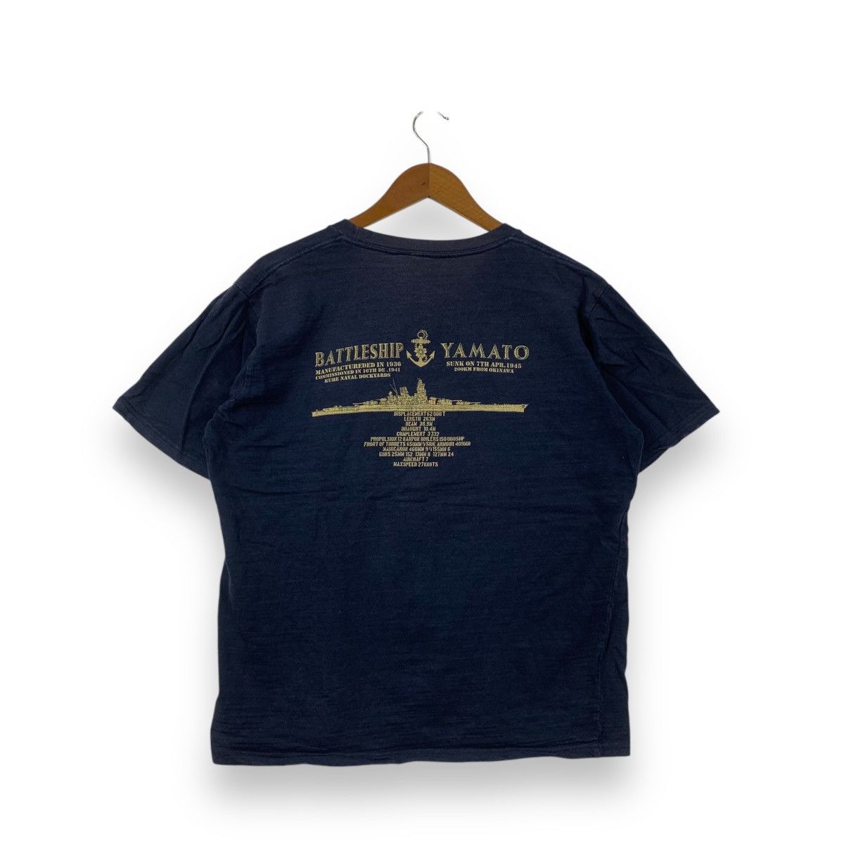 Japanese Brand ANIME SPACE BATTLESHIP YAMATO Exhibition Tee Shirt Manga Size XL / US 12-14 / IT 48-50 - 1 Thumbnail