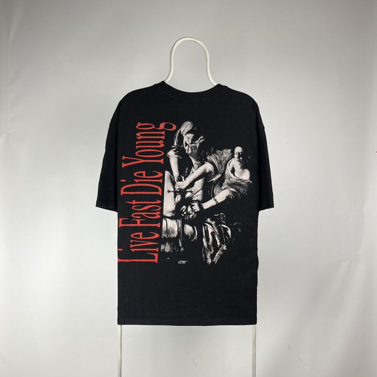 LFDY LIVE FAST DIE YOUNG TSHIRT WOMANS KILLED TSHIRT oversize Size US M / EU 48-50 / 2 - 1 Thumbnail